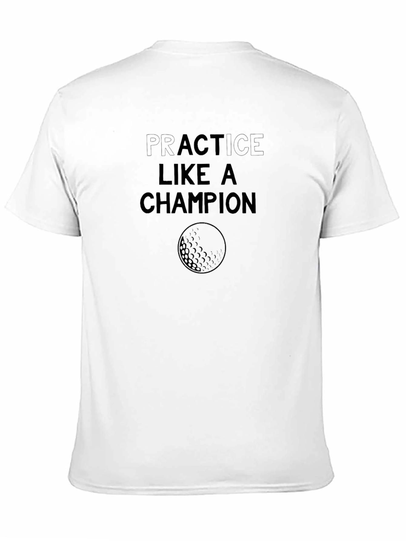 Black Practice Like a Champion Black T-Shirt view 11