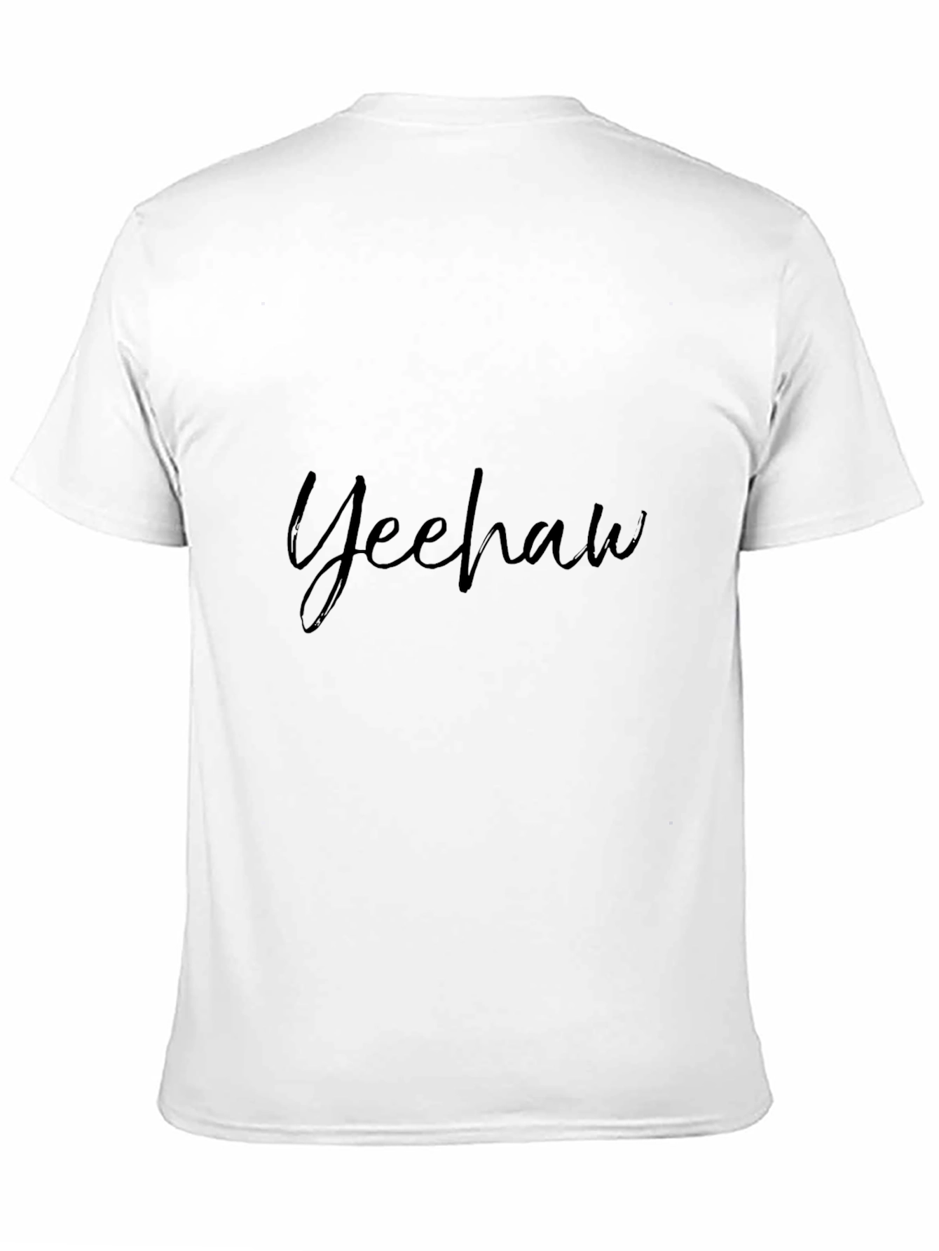 Black Yeehaw Graphic Print Black Tee view 11