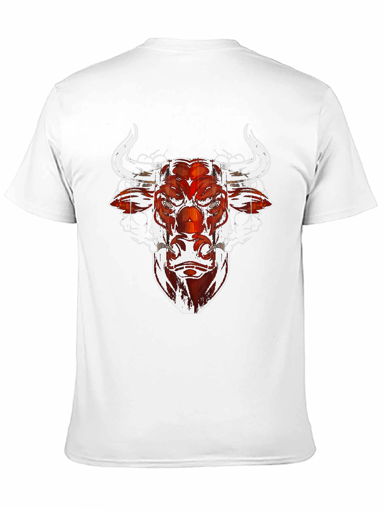 Black Bull Graphic Tee - Black Cotton Blend view 11