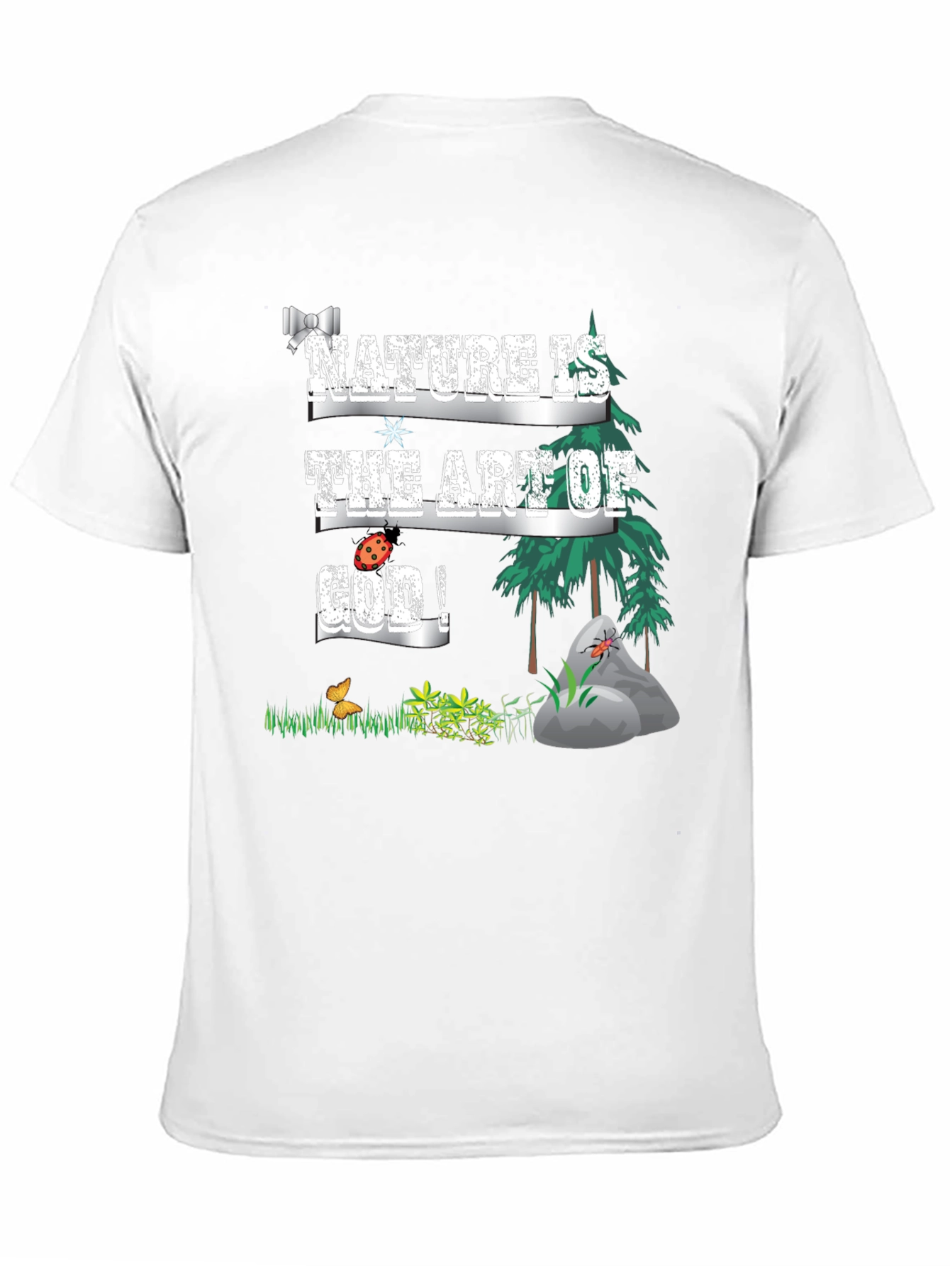 Black Nature Is The Art Of God T-Shirt view 11