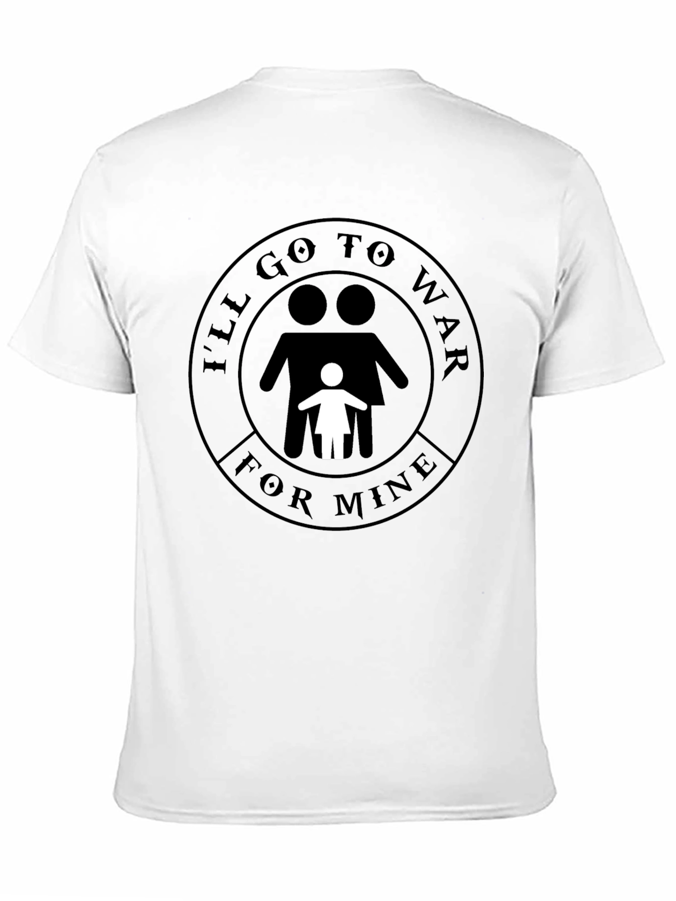 Black I'll Go To War For Mine Graphic Tee view 11
