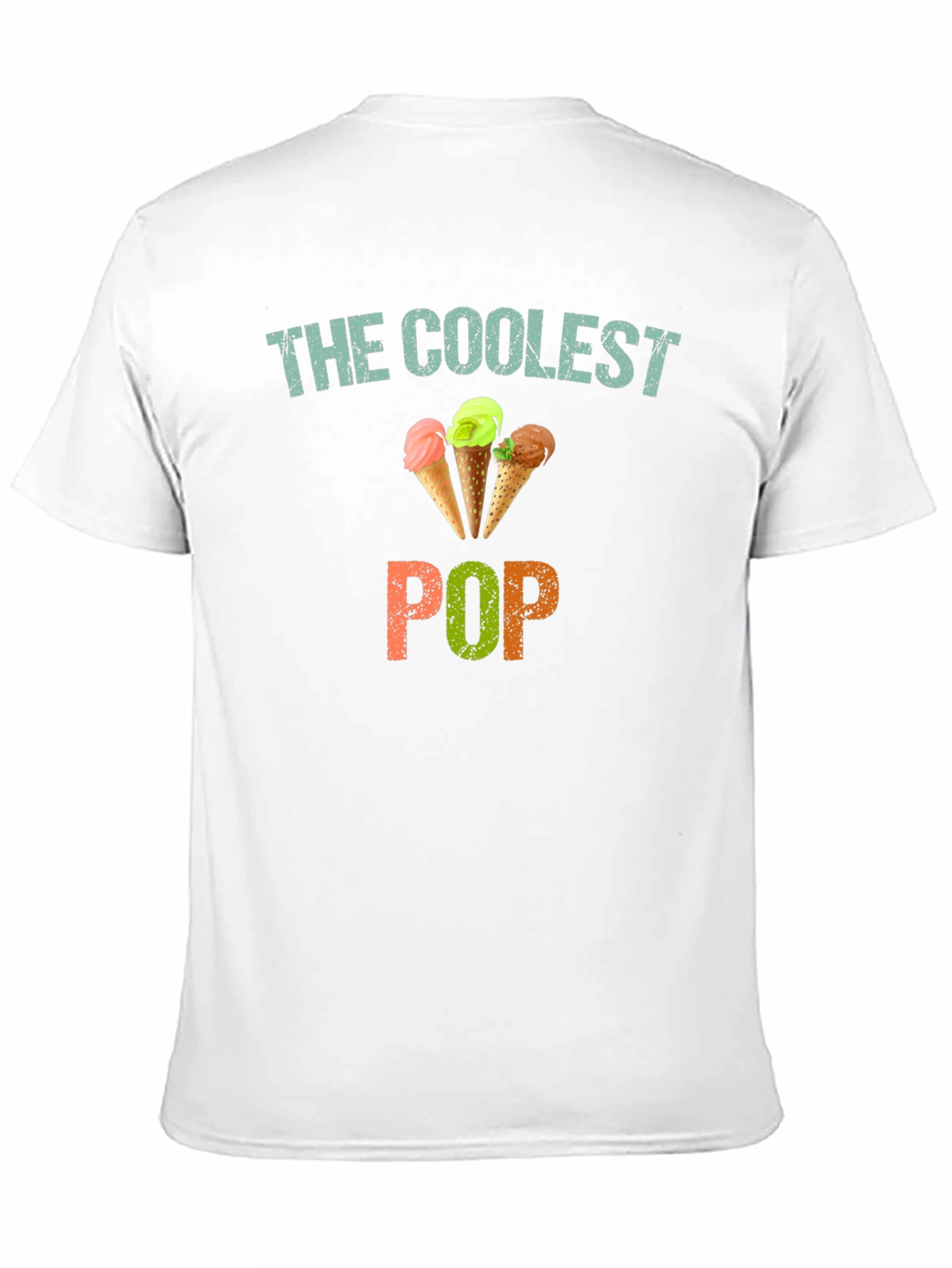 Black Coolest Pop Ice Cream T-Shirt - Fun Summer Tee view 11