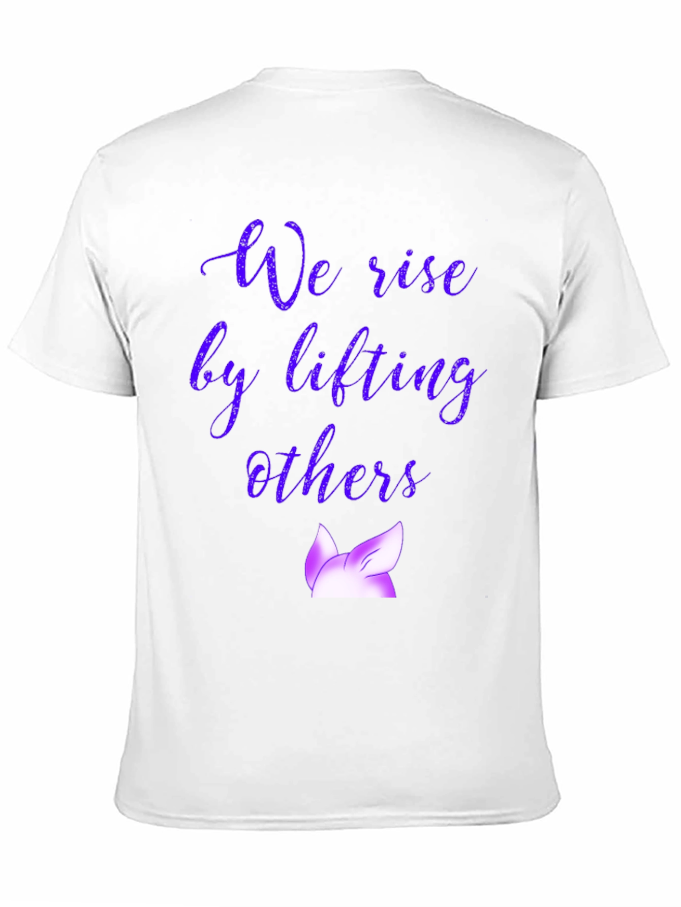 Black We Rise by Lifting Others T-Shirt view 11