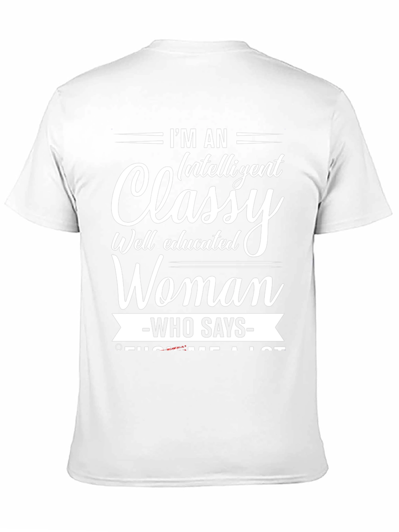 Black Classy Woman Graphic Tee view 11