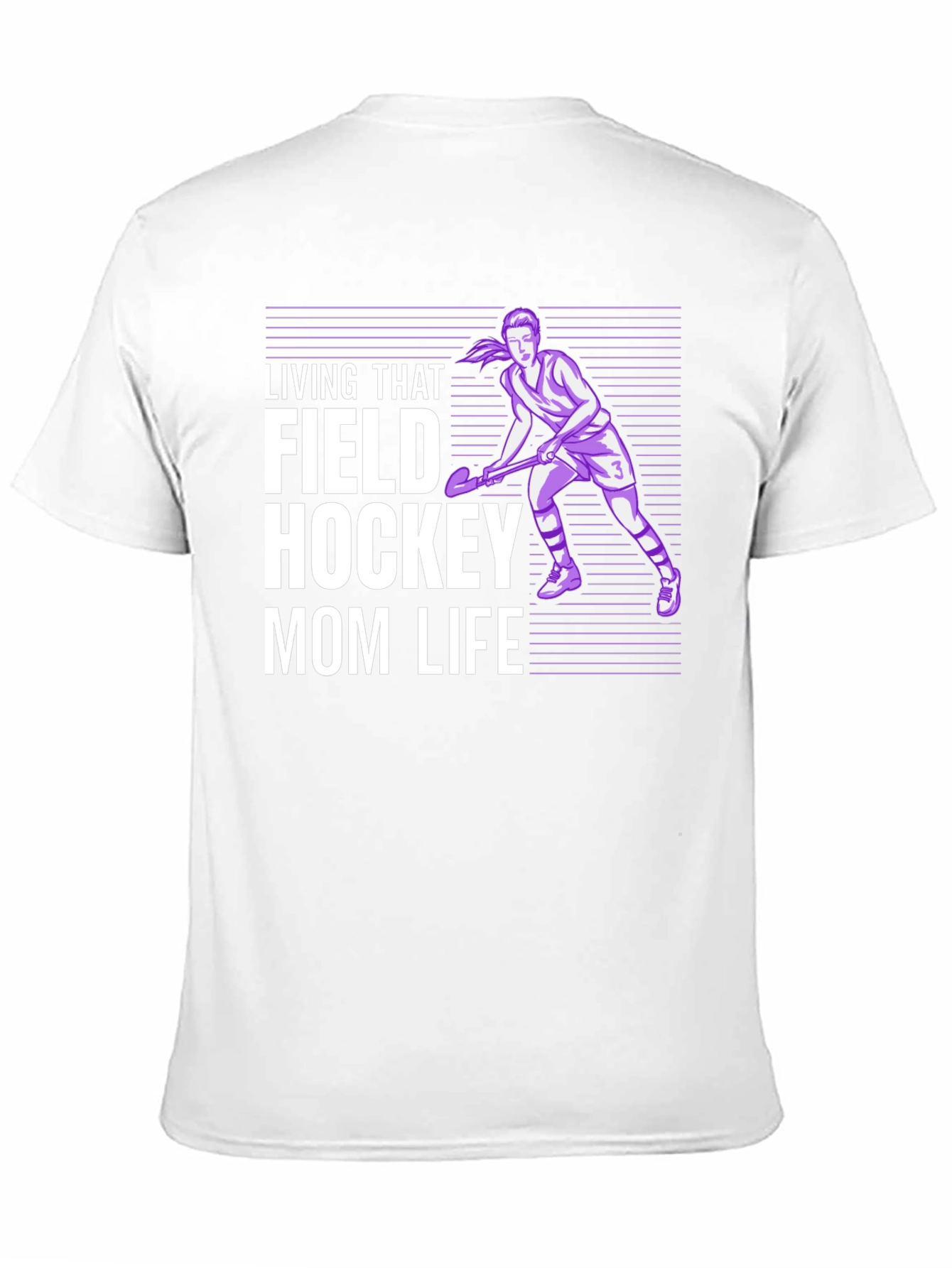Black Field Hockey Mom Life Graphic Tee view 11