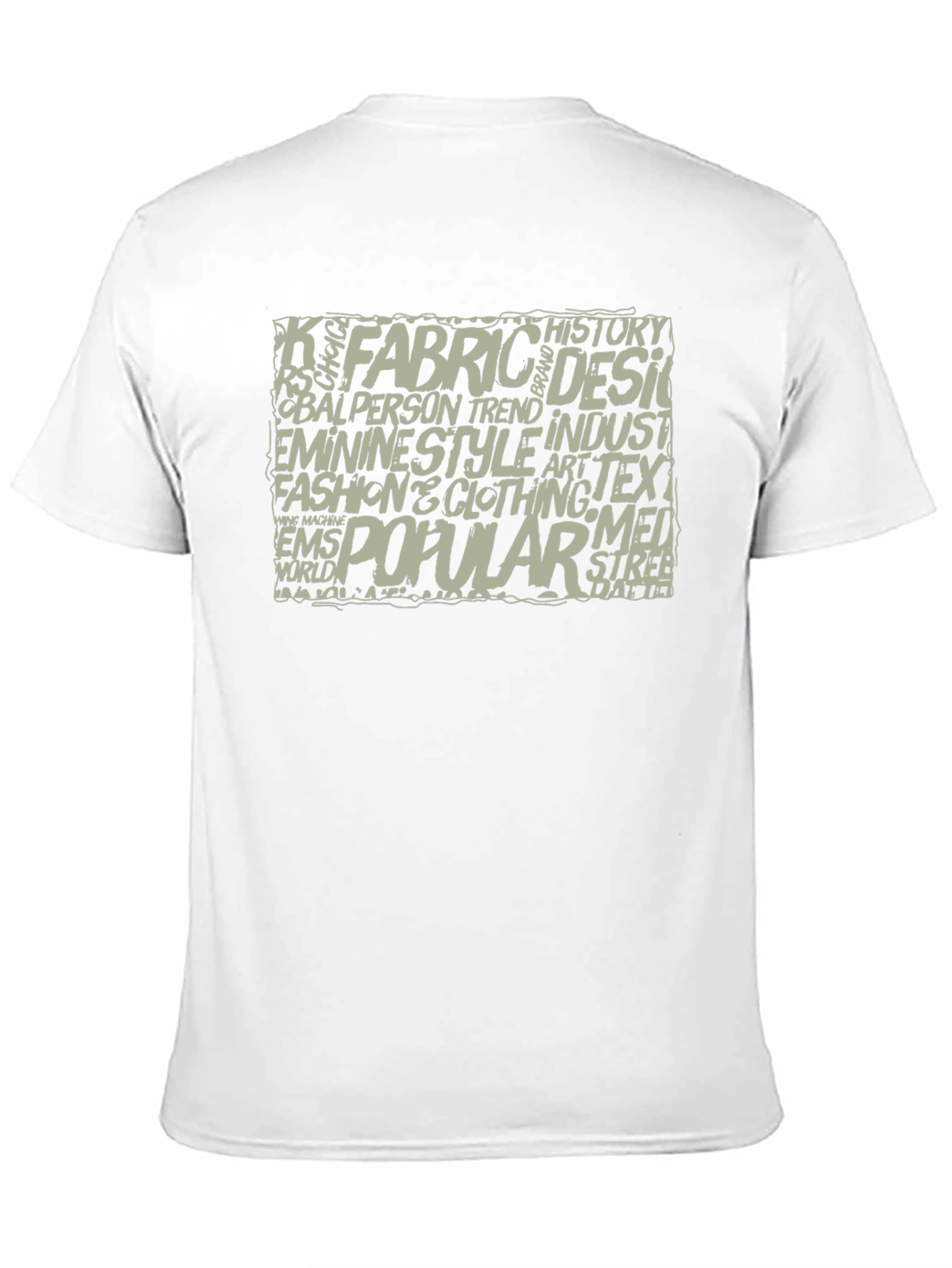 Black Word Art Graphic T-Shirt - Black view 11