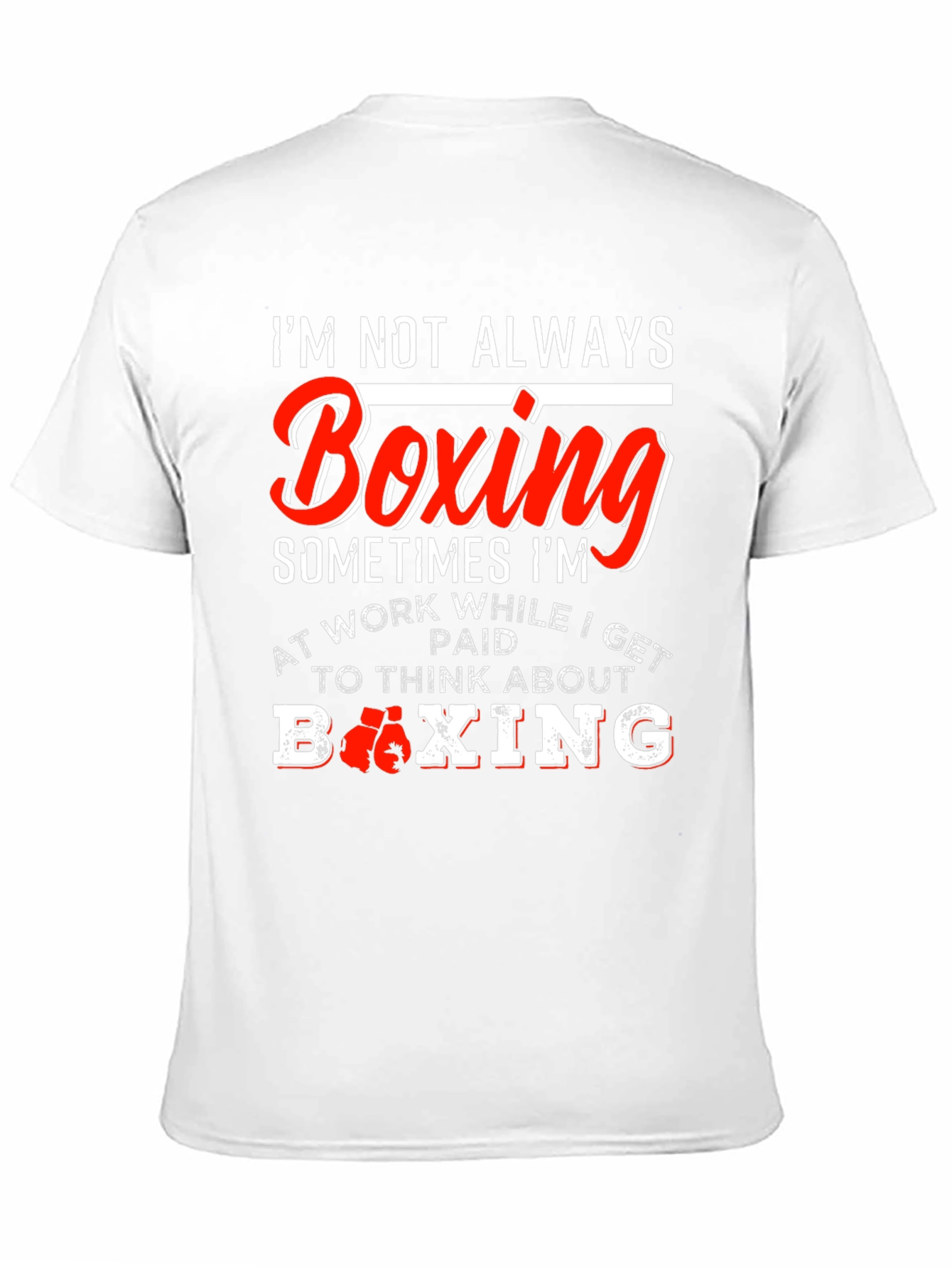 Black Boxing Enthusiast Graphic T-Shirt view 11
