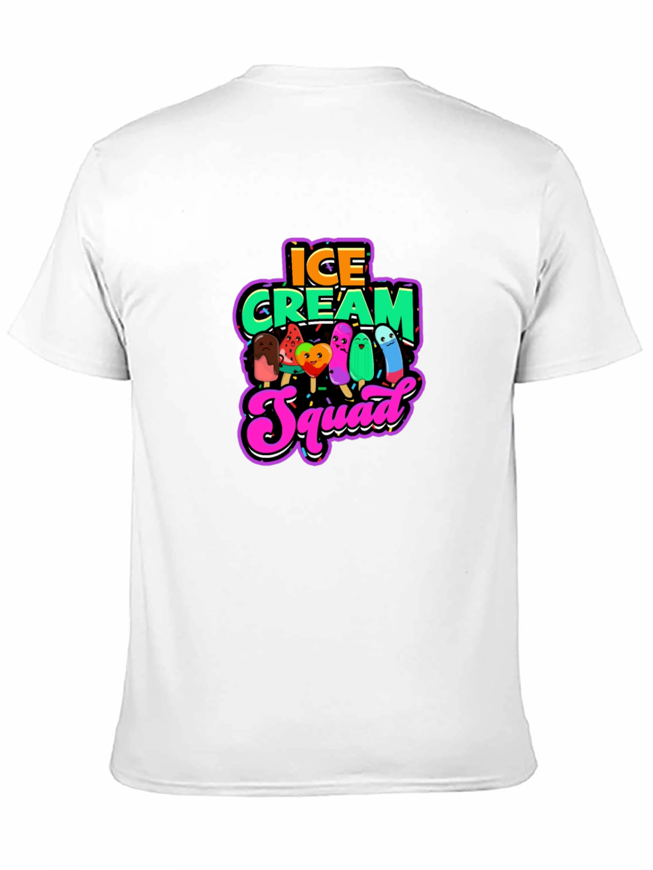 Black Ice Cream Squad Graphic Tee view 11