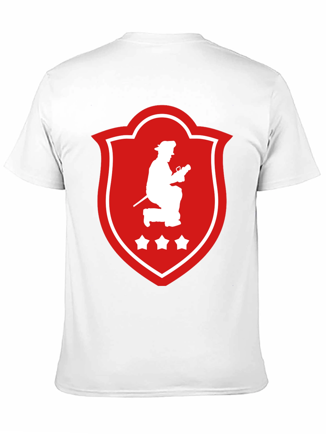 Black Firefighter Graphic T-Shirt view 11