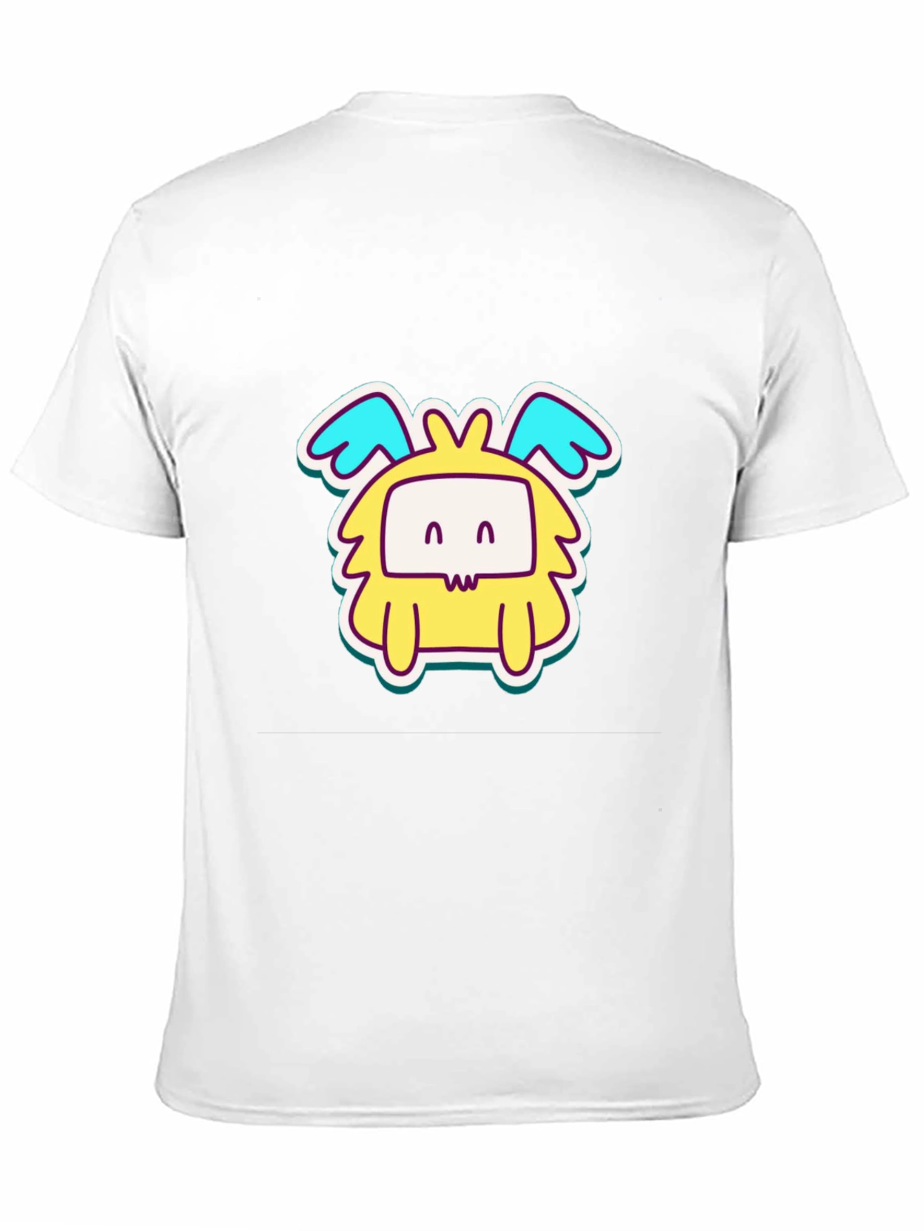 Black Cute Cartoon Monster Graphic T-Shirt view 11