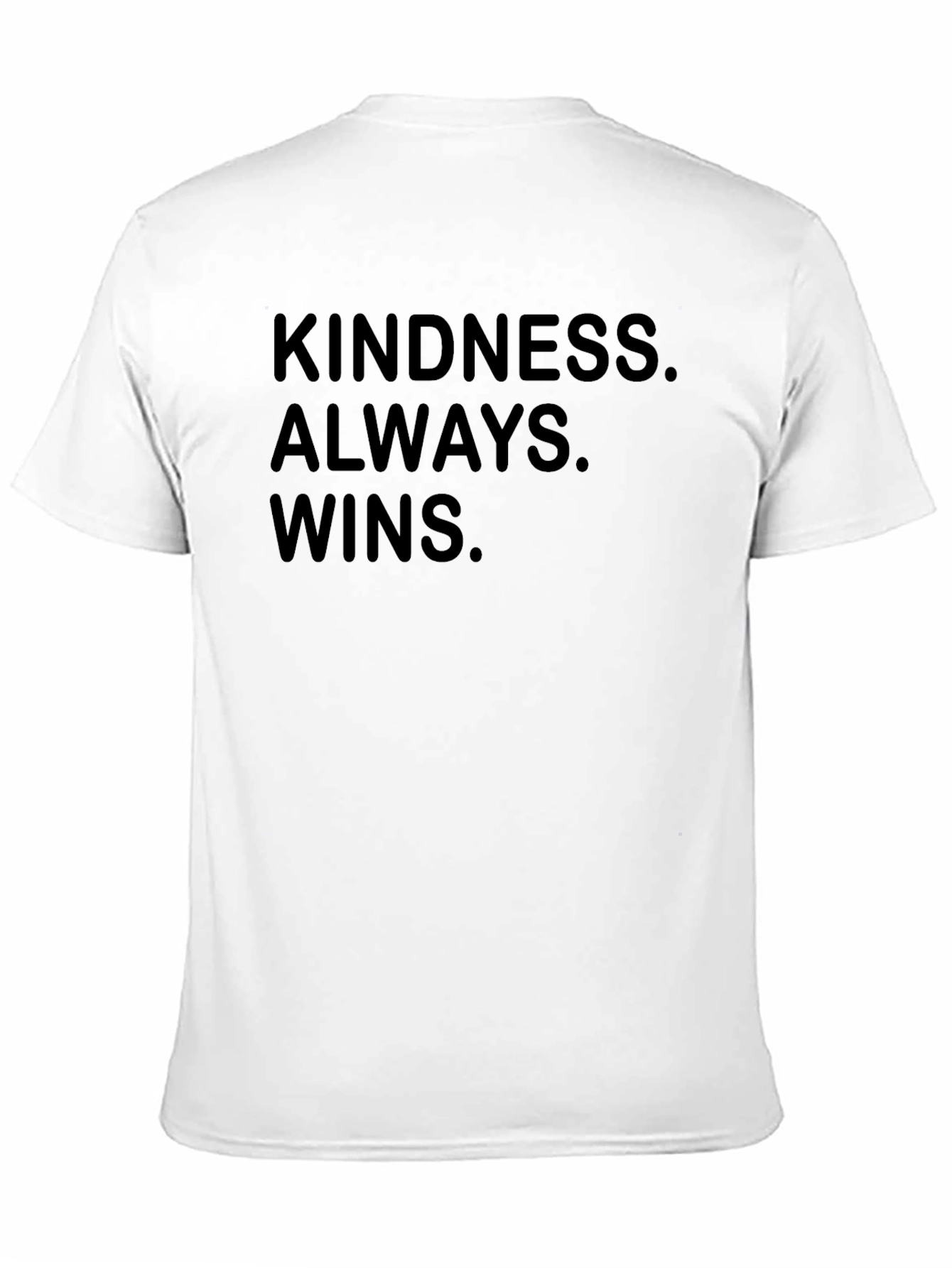 Black Kindness Always Wins Graphic Tee - Black view 11