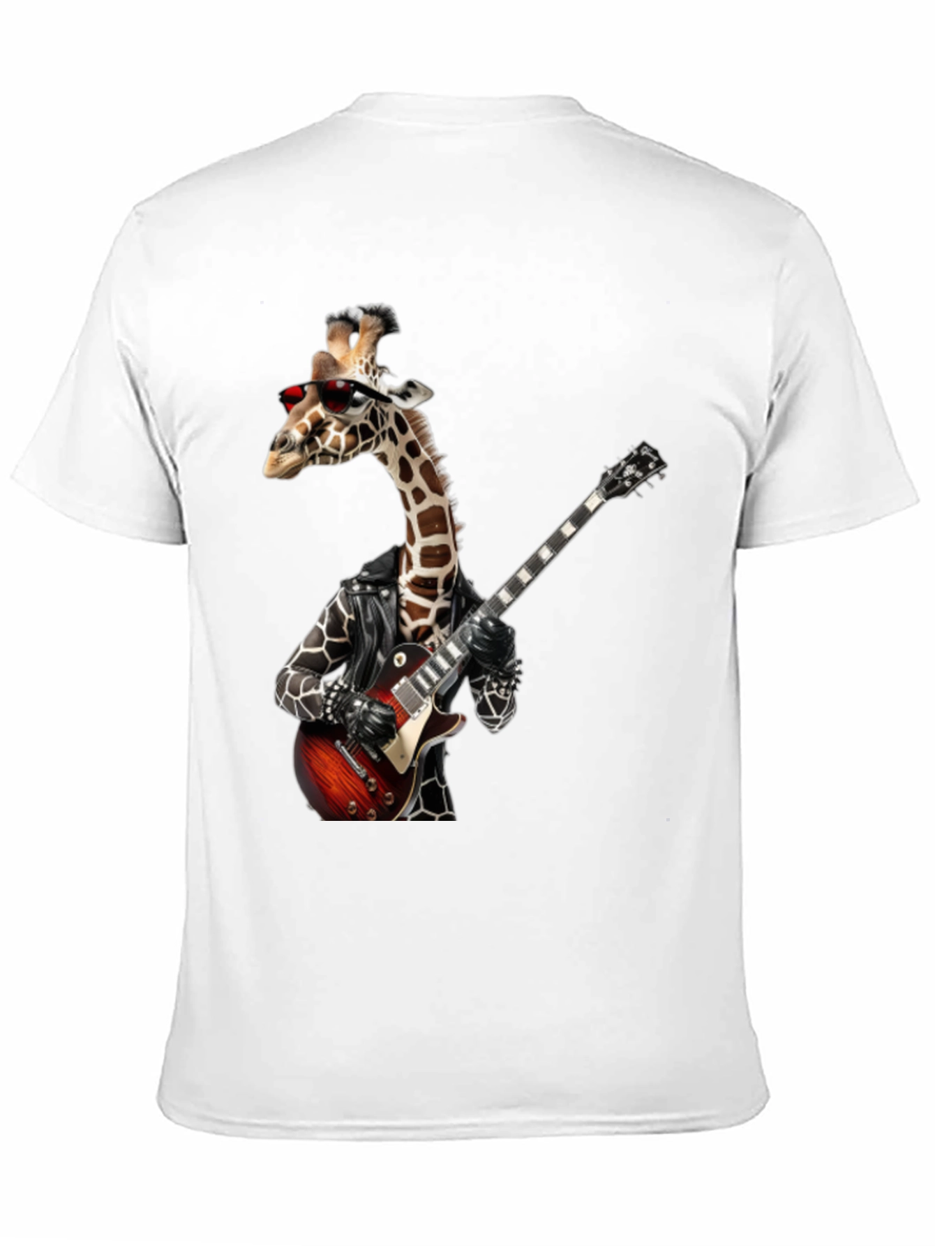 Black Giraffe Rocker Graphic Tee - Black view 11
