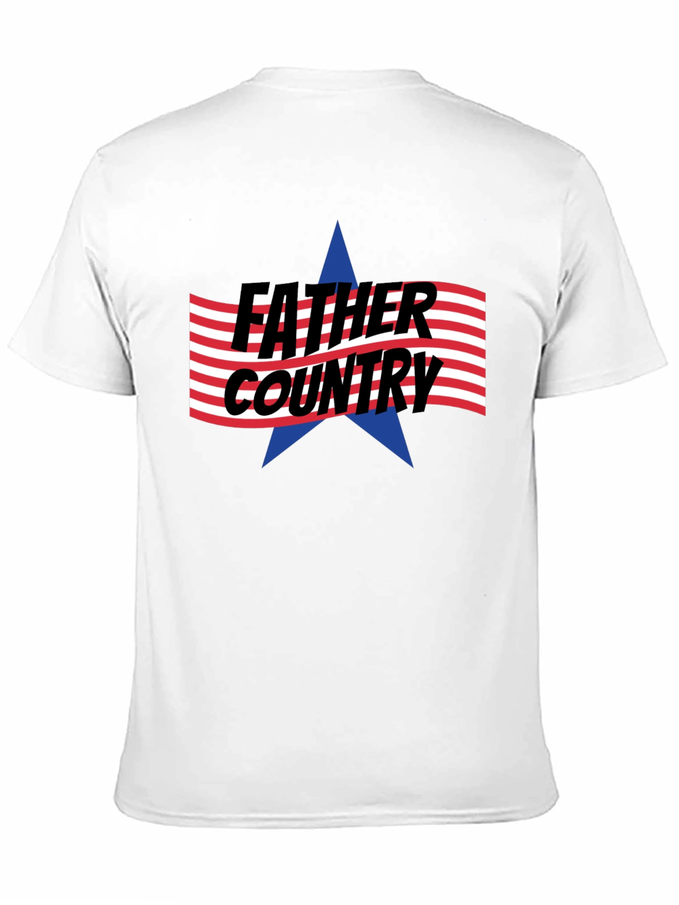 Black Father Country Patriotic T-Shirt view 11