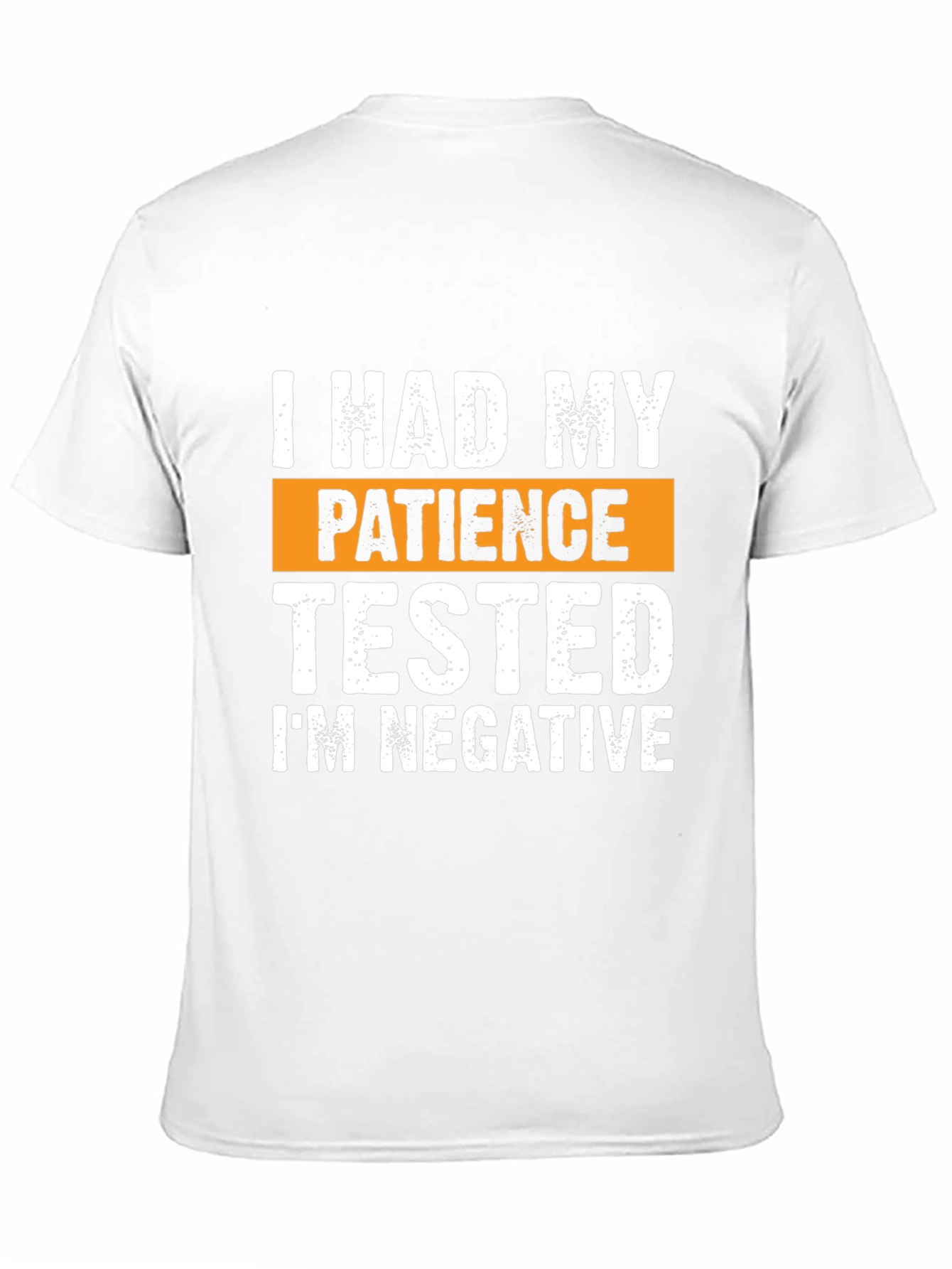 Black I Had My Patience Tested Graphic Tee view 11