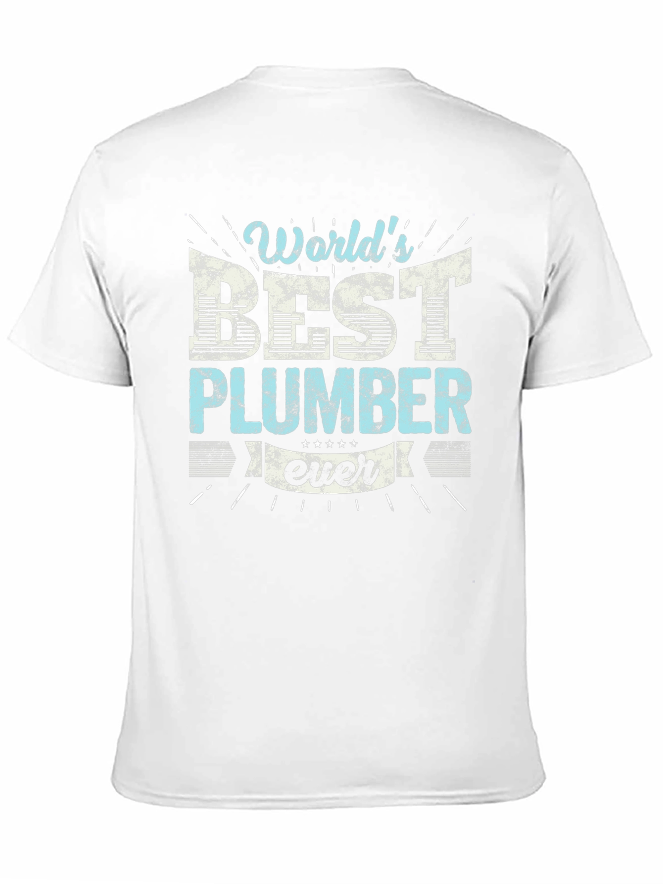 Black World's Best Plumber T-Shirt Funny Gift view 11