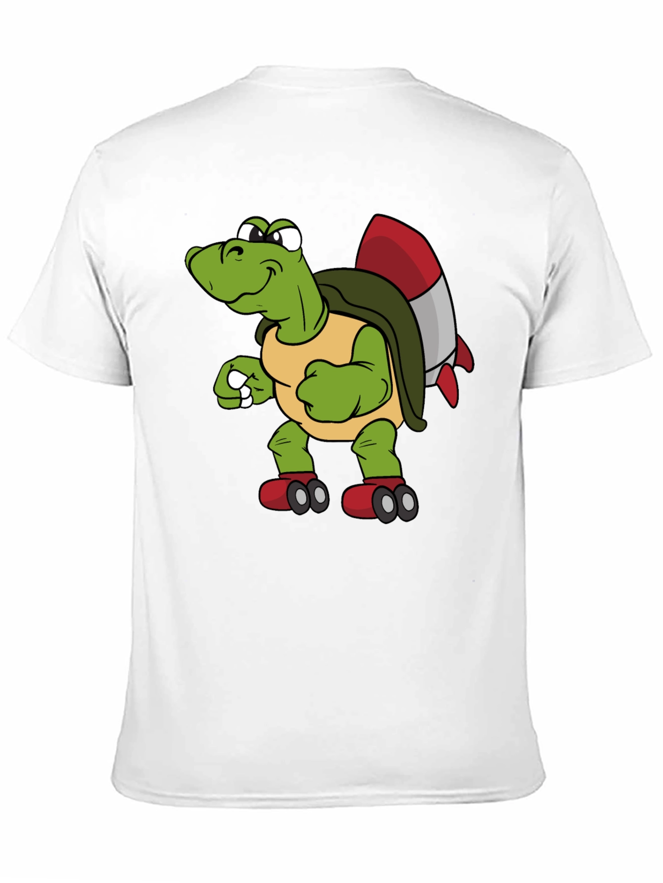 Black Turtle Rocket Shirt - Unique Cartoon Tee view 11