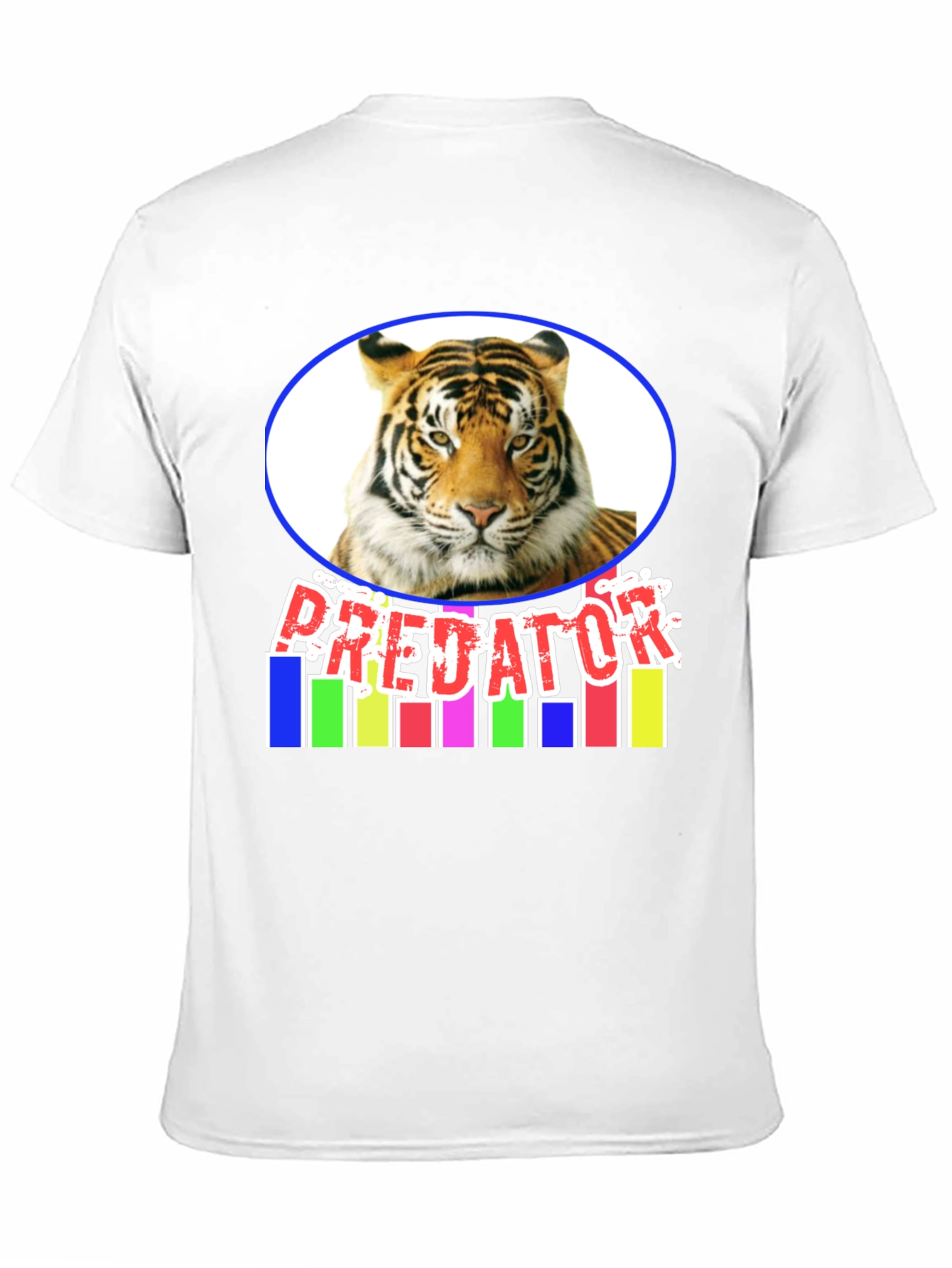 Black Predator Tiger Graphic Tee view 11