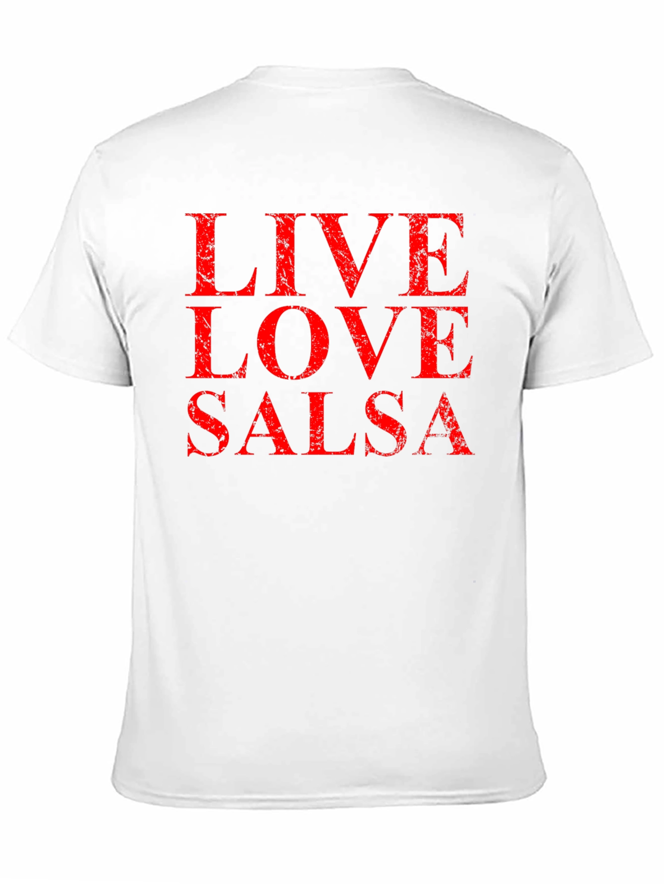 Black Live Love Salsa Black Graphic T-Shirt view 11