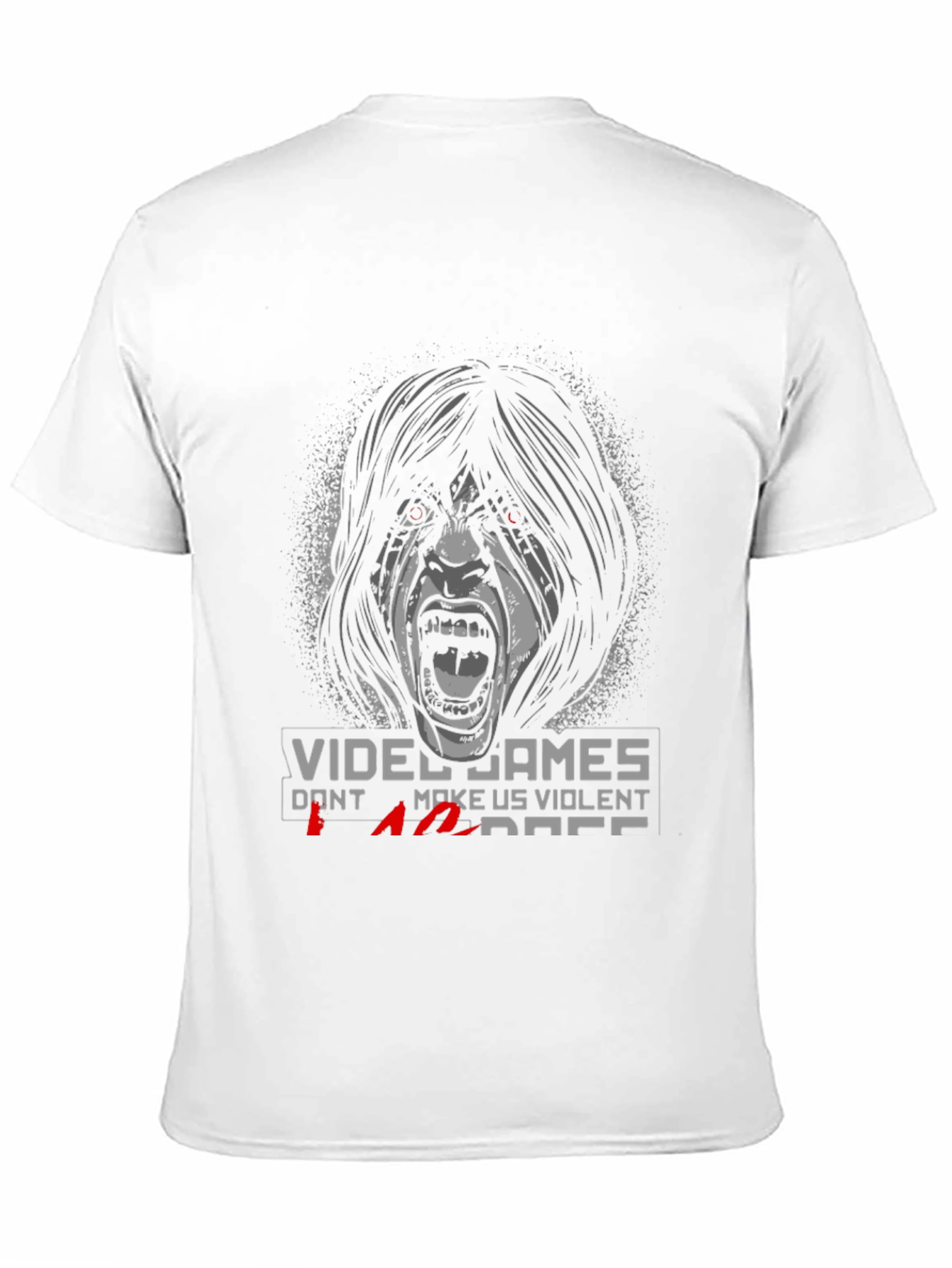 Black Video Games Don't Make Us Violent T-Shirt view 11