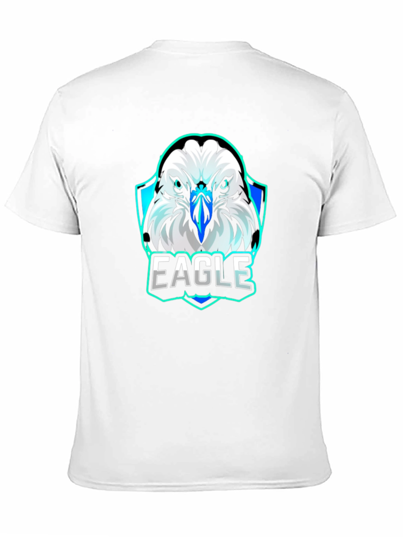 Black Eagle Graphic Print Crew Neck Tee - Cool Streetwear Style view 11