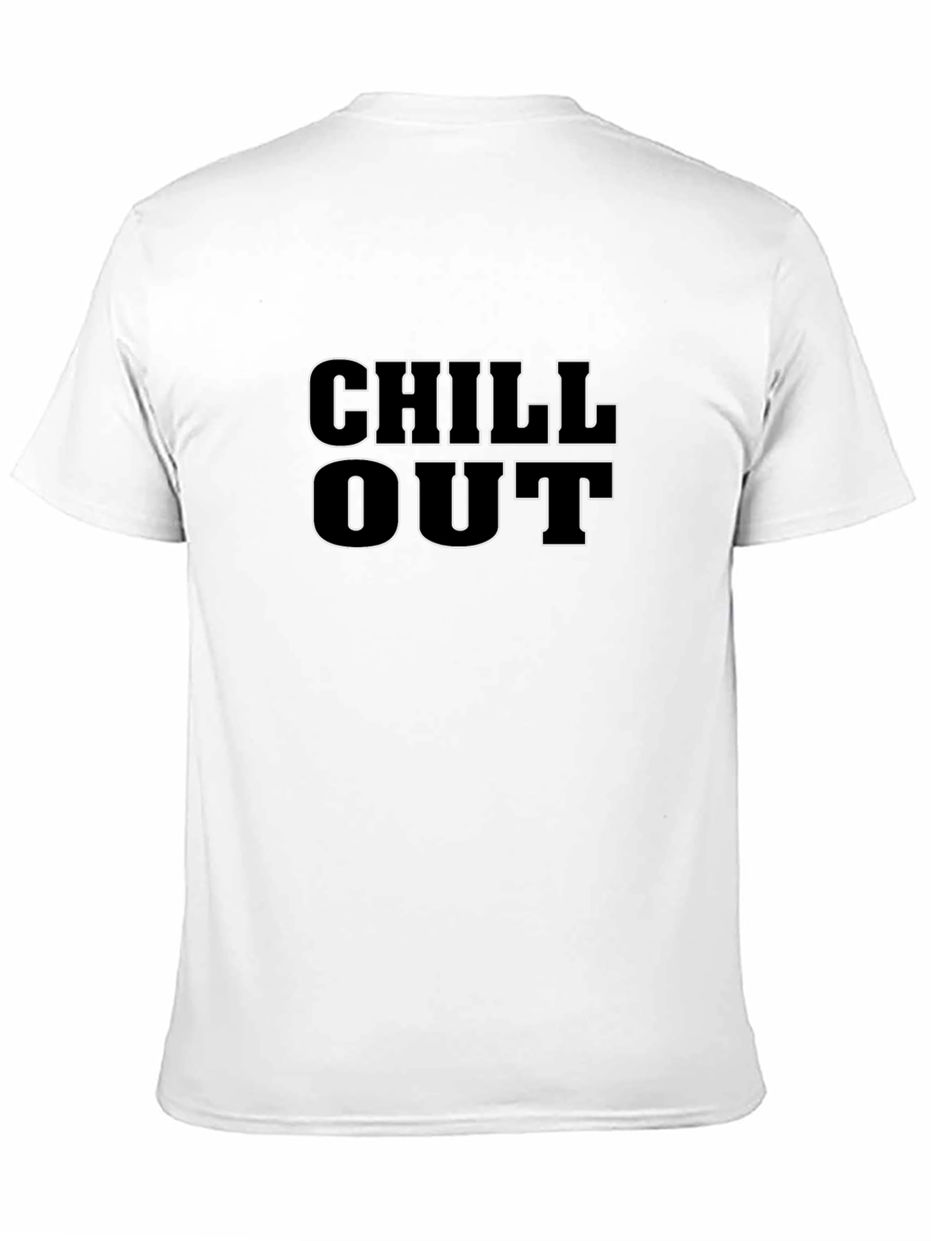 Black Chill Out Black T-Shirt - Relaxed Fit view 11