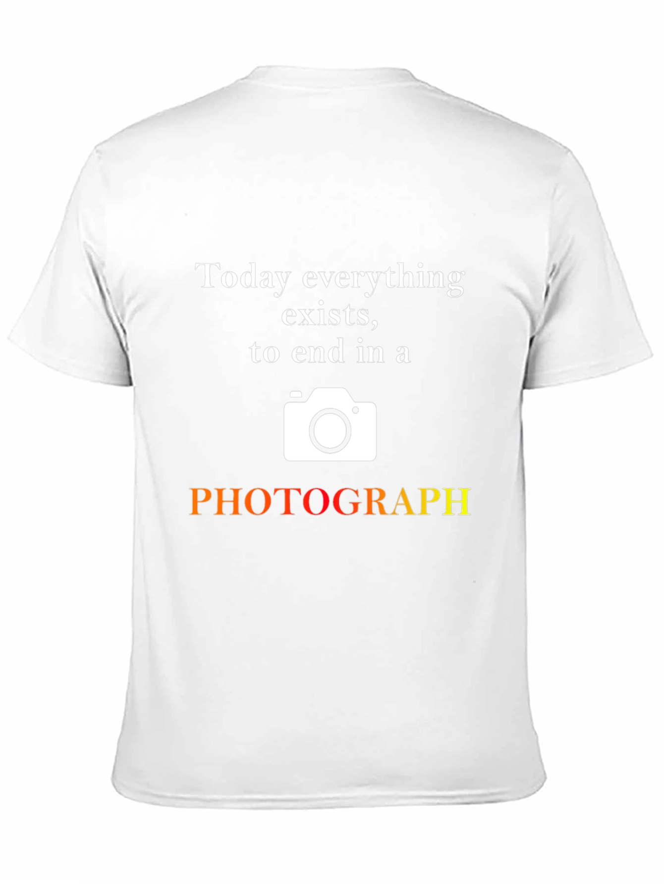Black Photographer Graphic T-Shirt: Today Everything Exists view 11