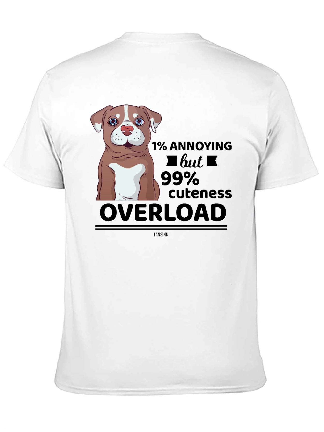 Black Annoying But Cute Dog Graphic T-Shirt view 11