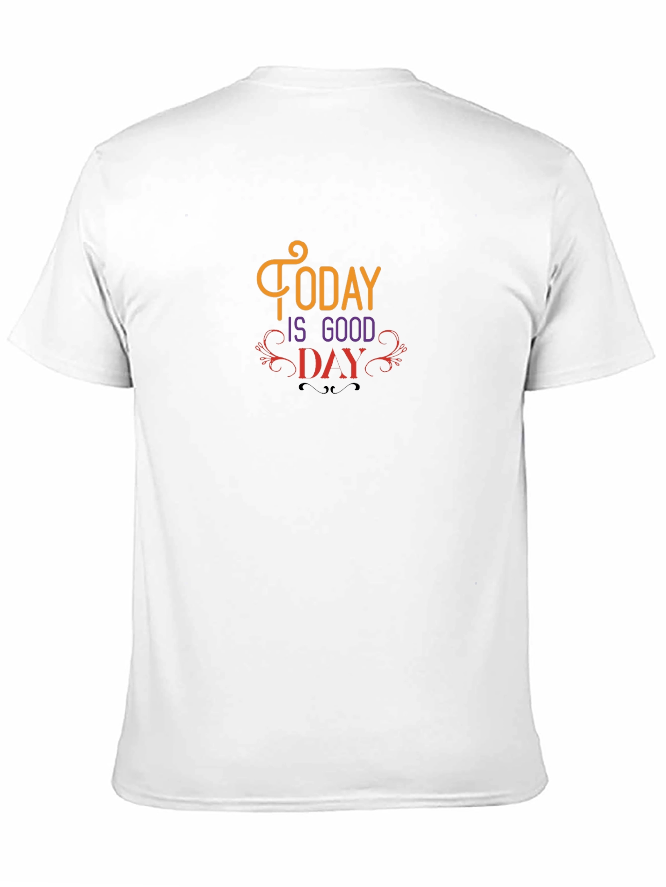 Black Today Is Good Day Graphic T-Shirt - Stylish Casual Wear view 11