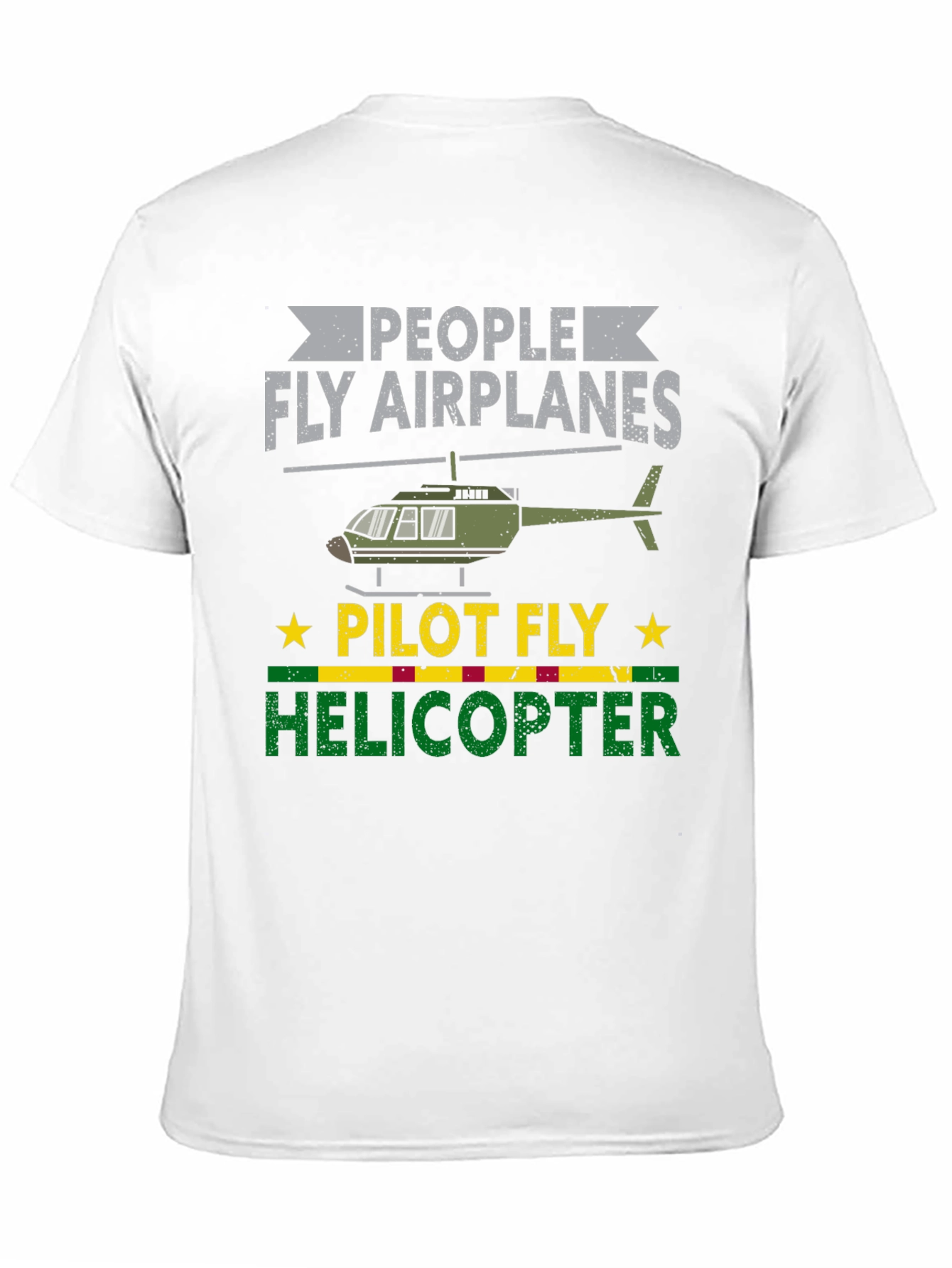 Black People Fly Airplanes Pilot Fly Helicopter T-Shirt view 11