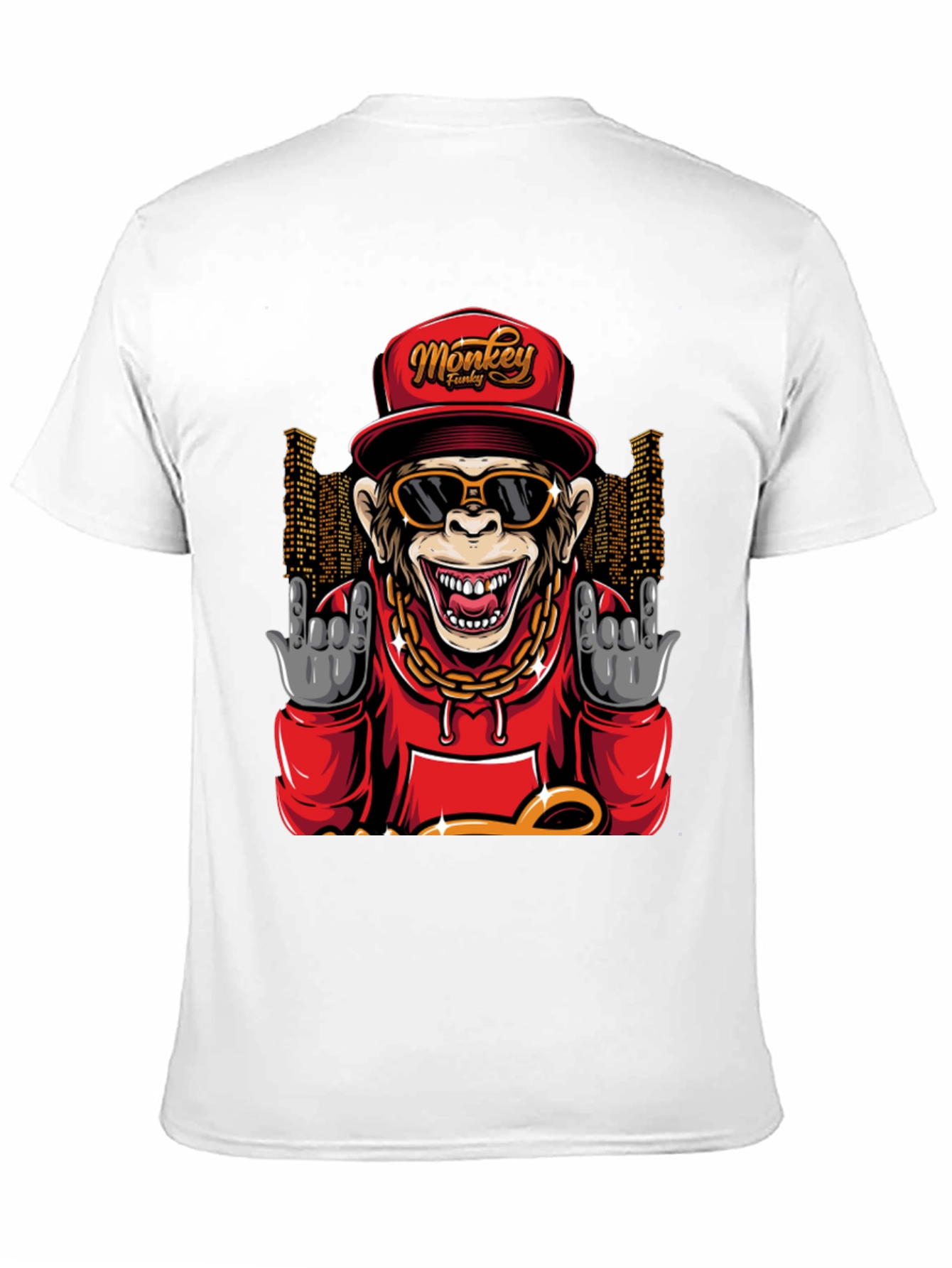 Black Monkey Funky Graphic Tee - Cool Urban Style view 11