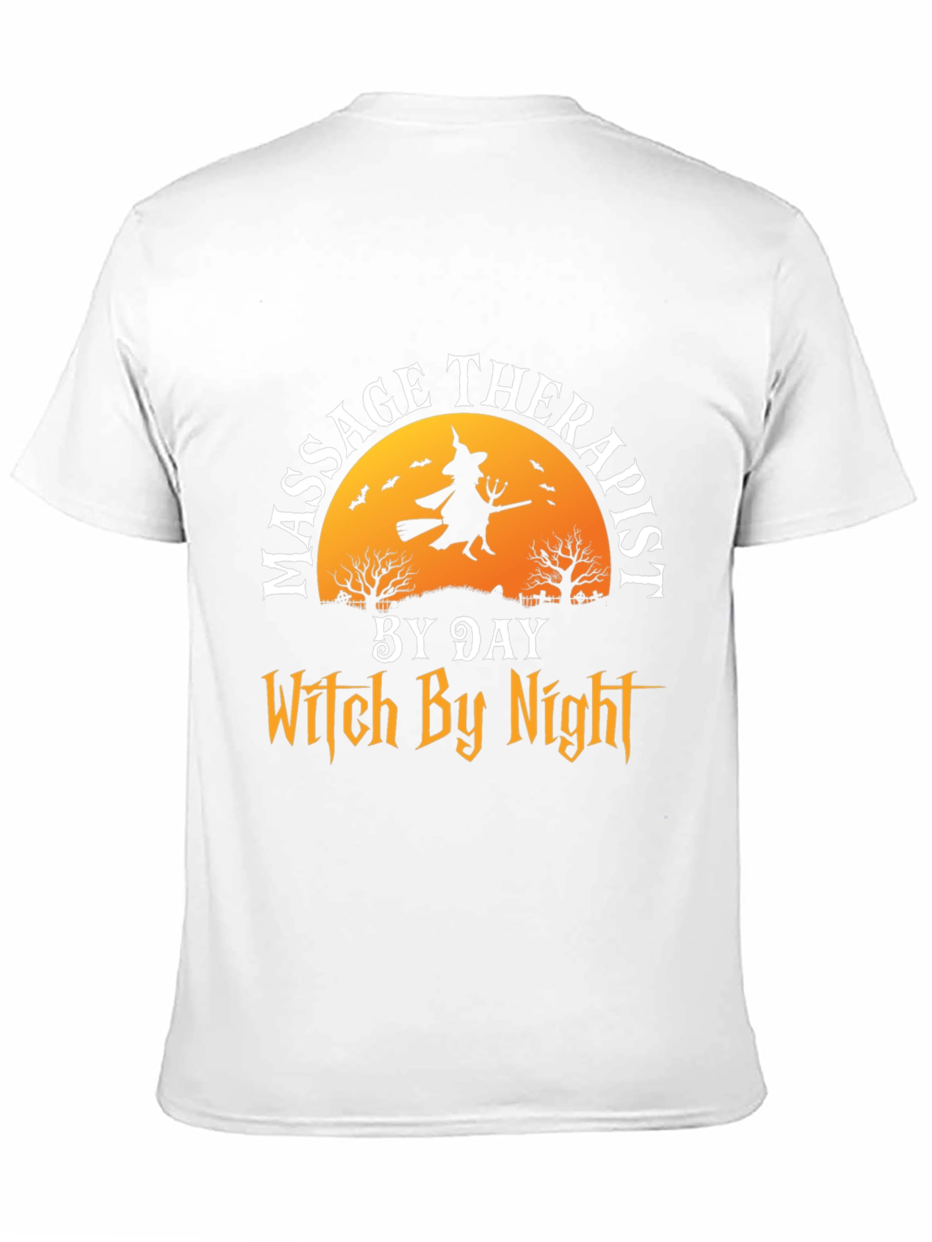 Black Massage Therapist Witch T-Shirt view 11