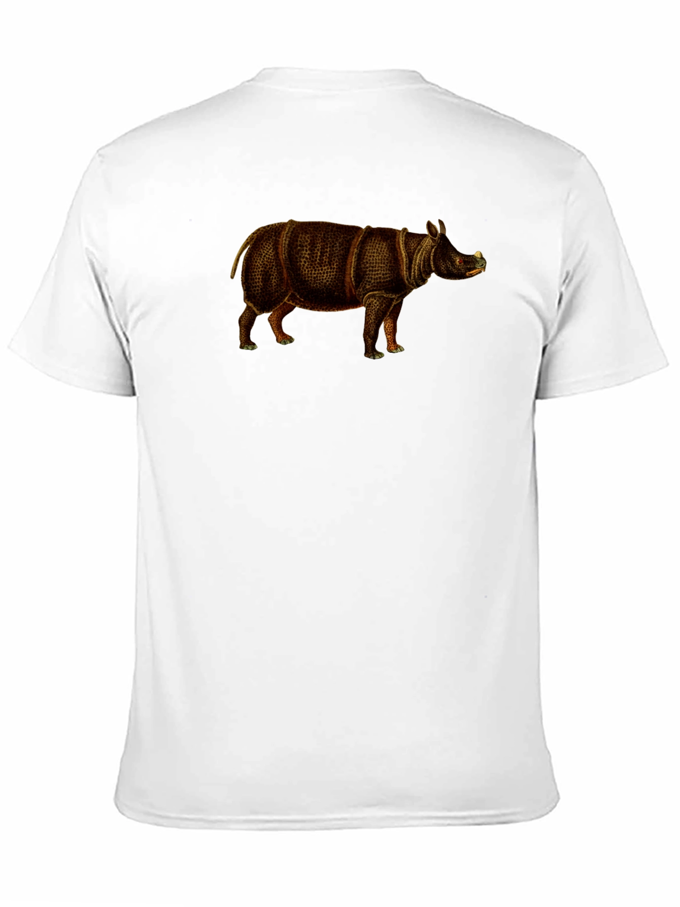 Black Rhino Graphic Tee - Men's Black Short Sleeve Shirt view 11
