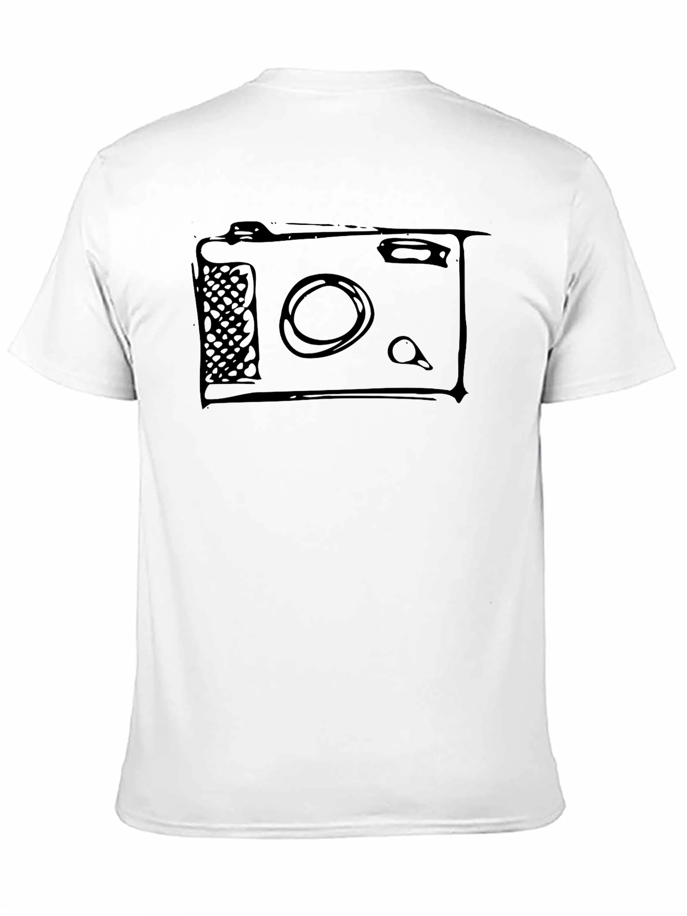 Black Retro Camera Graphic Tee - Cool Vintage Style view 11