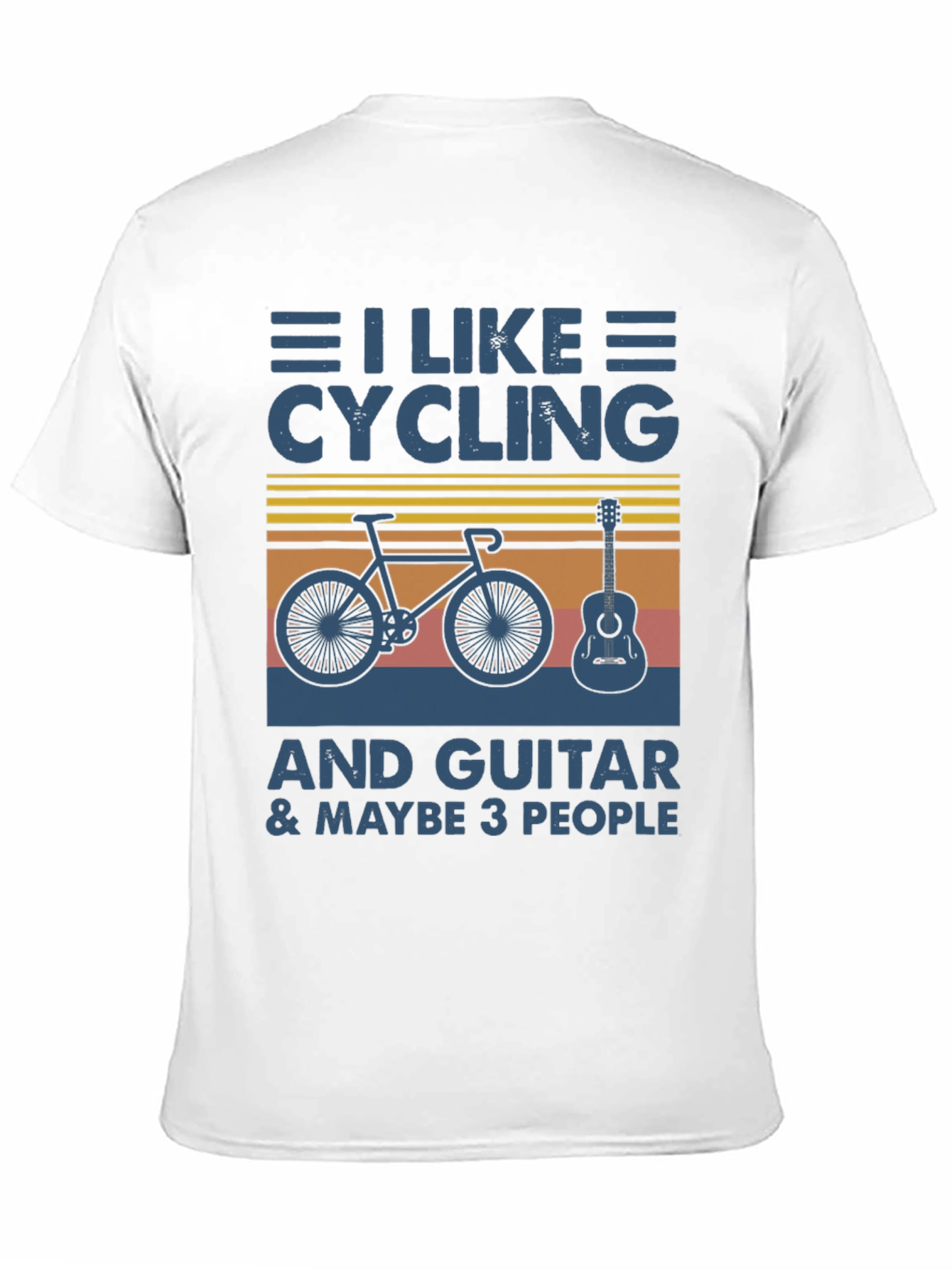 Black Cycling, Guitar & Maybe 3 People T-Shirt view 11