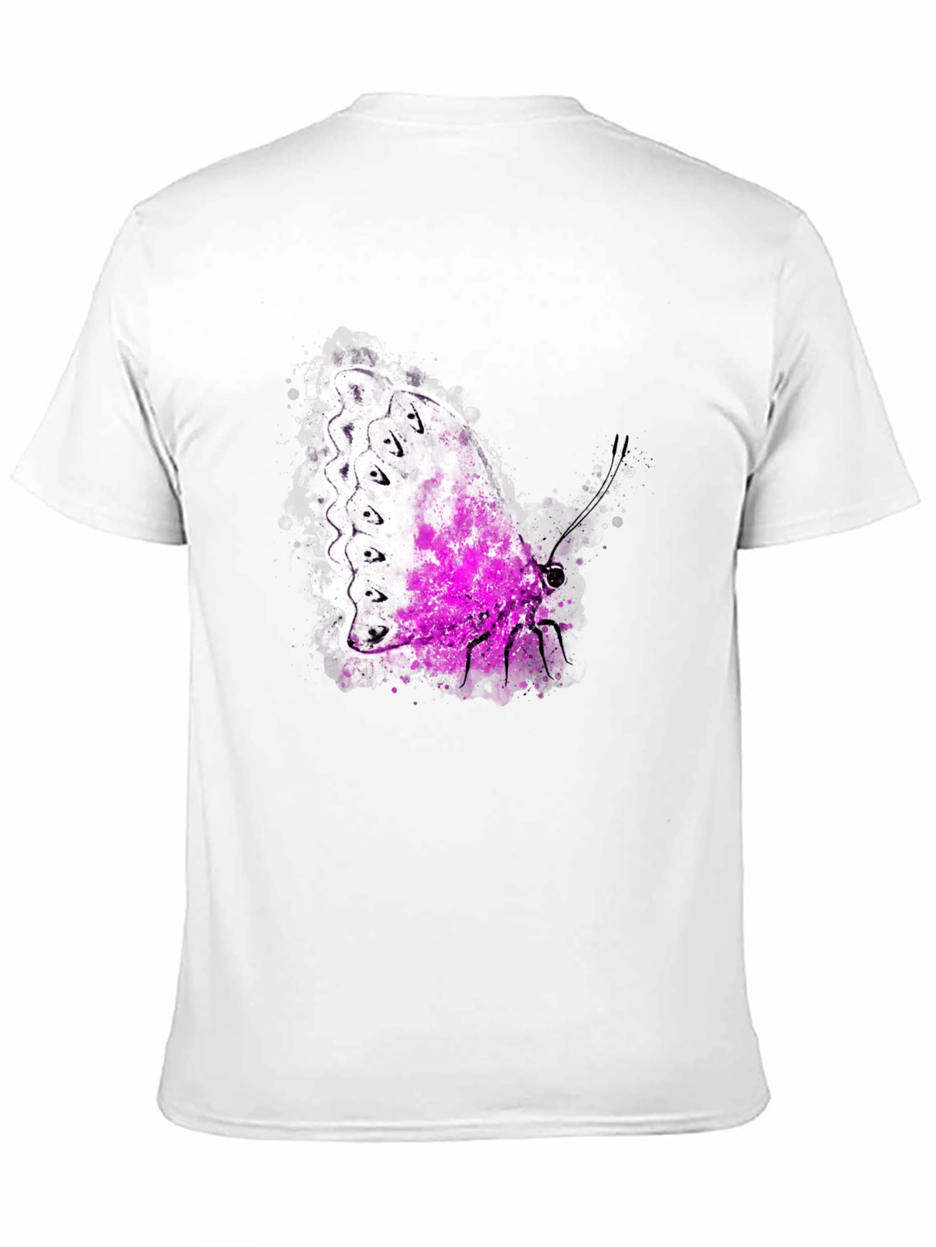 Butterfly Graphic Tee - Men's Black T-Shirt - 11