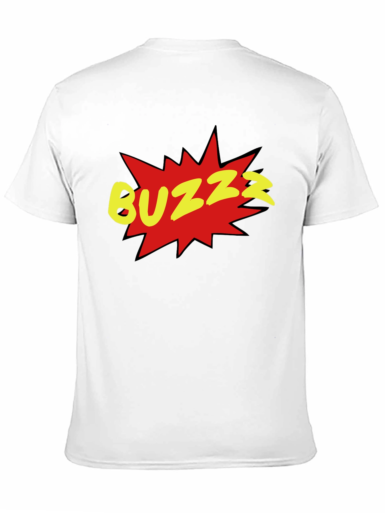 Black BUZZ Graphic Tee - Black Short Sleeve Crew Neck view 11