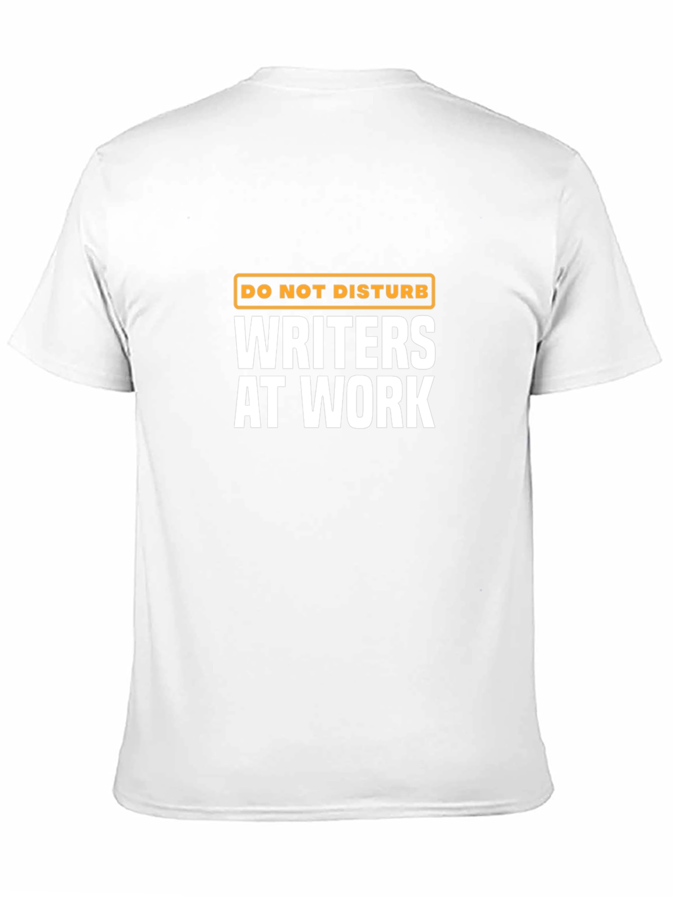 Black Writer at Work T-Shirt - Do Not Disturb view 11