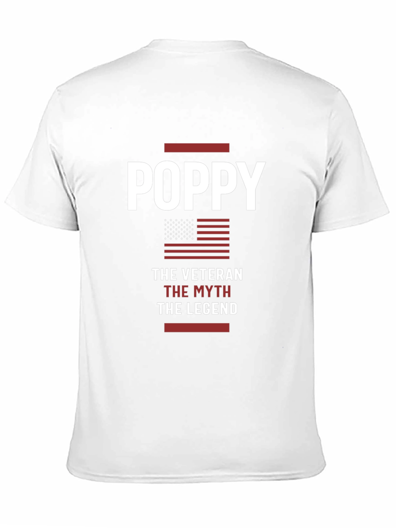 Black Poppy Veteran, Myth, Legend T-Shirt view 11