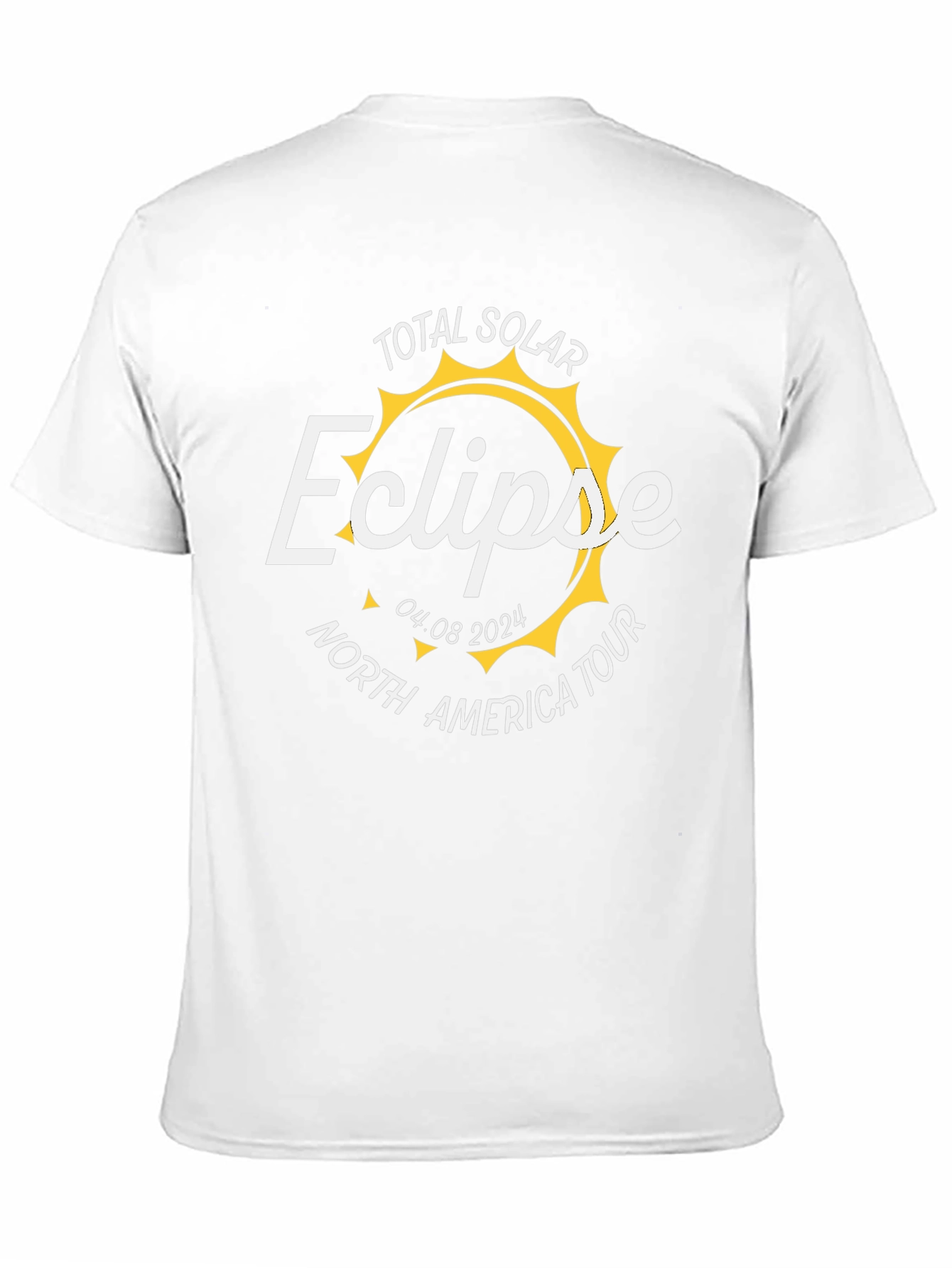 Black Total Solar Eclipse North America Tour Shirt view 11