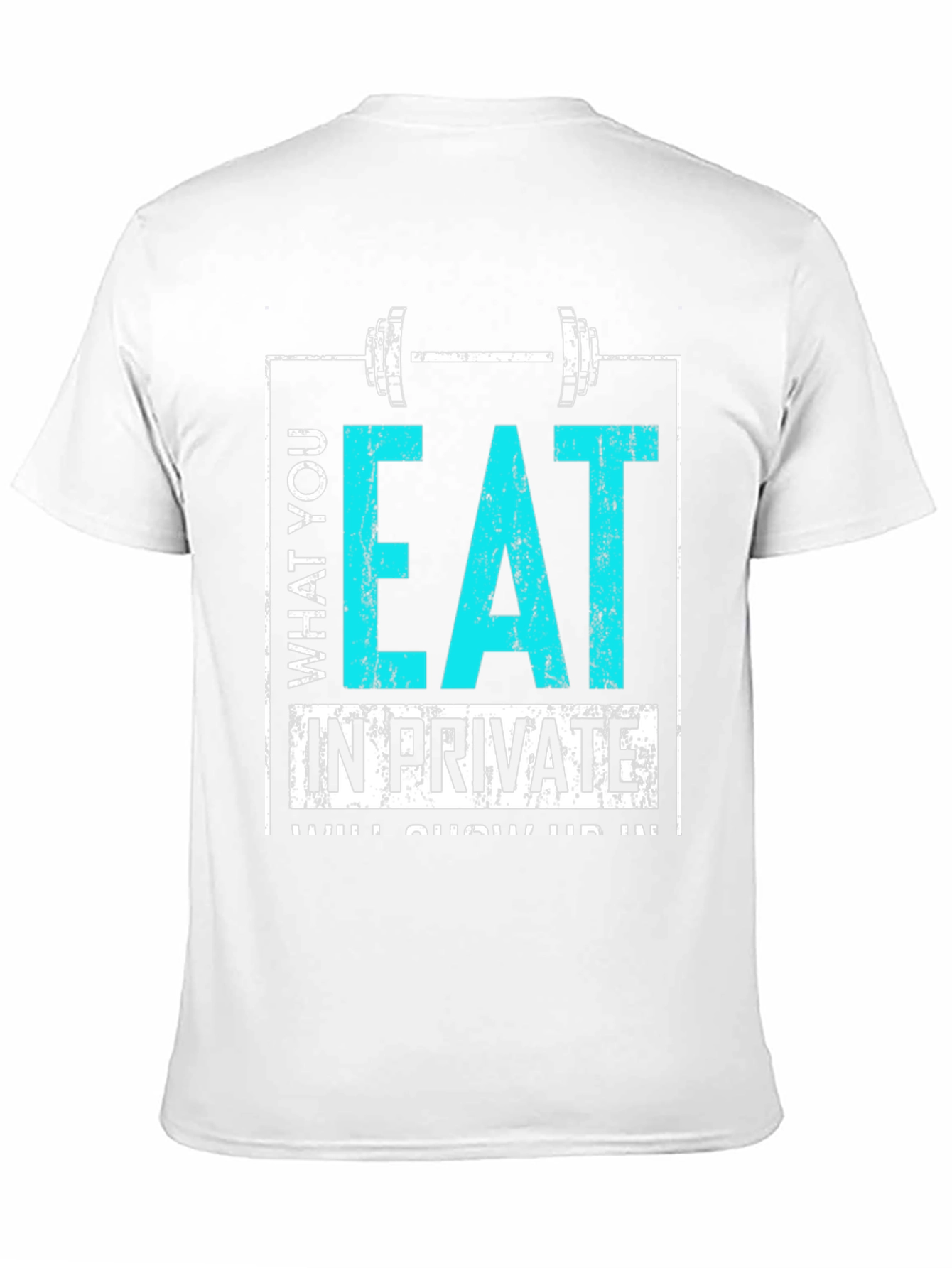 Black Eat In Private Graphic Tee view 11
