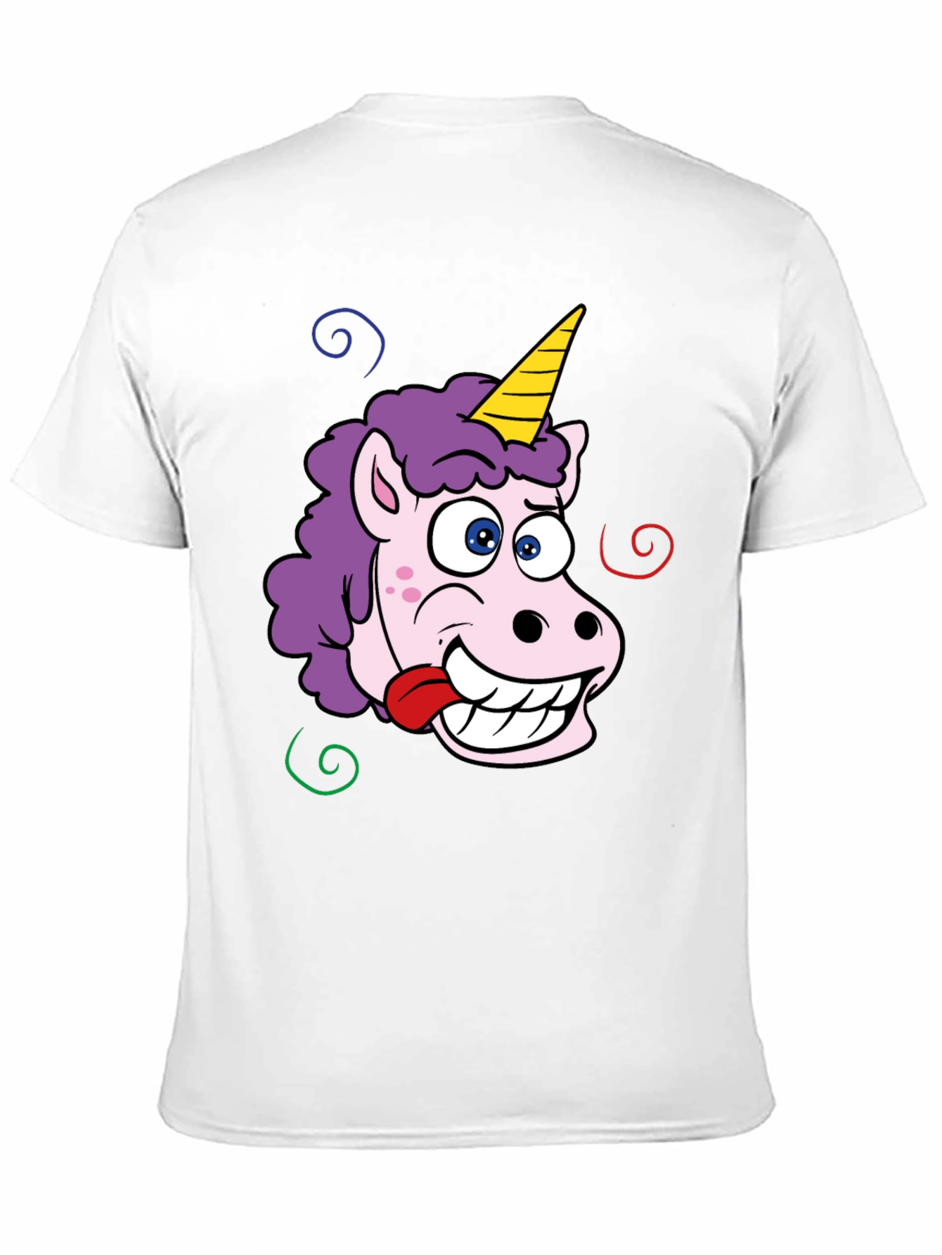 Black Funny Unicorn T-Shirt view 11