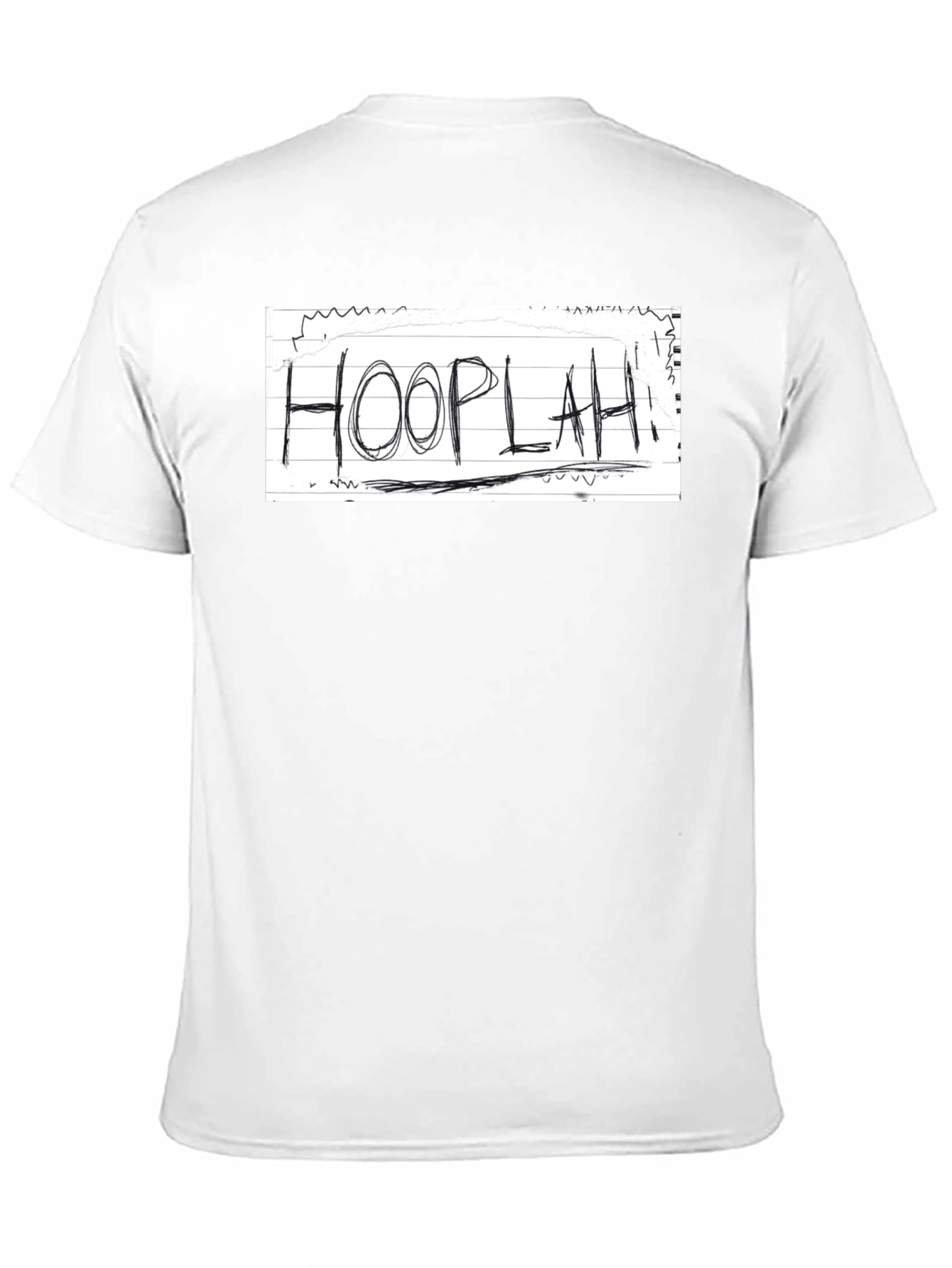 Black Hooplah! Graphic Tee - Unique Design view 11