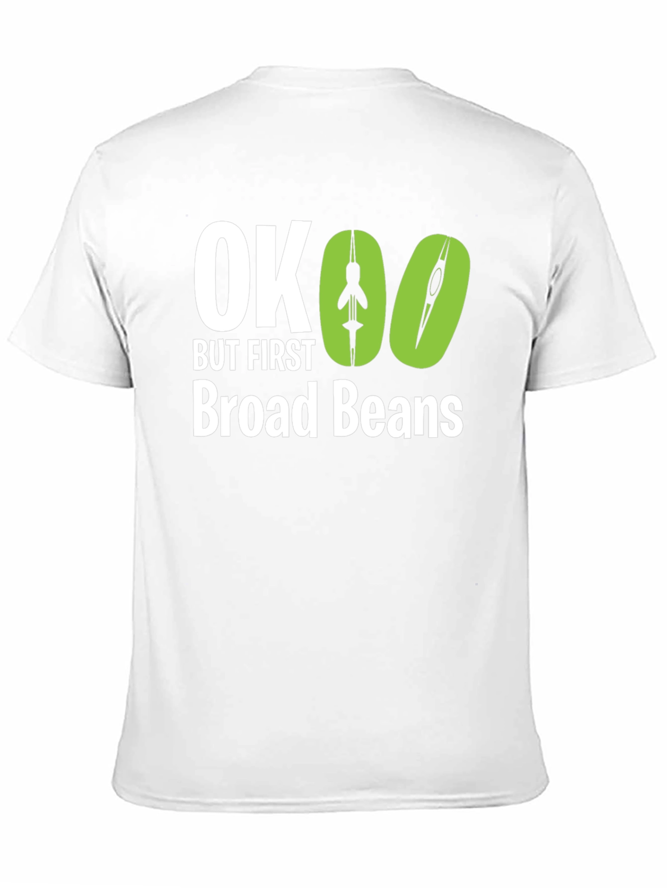 Black OK But First Broad Beans Graphic Tee view 11