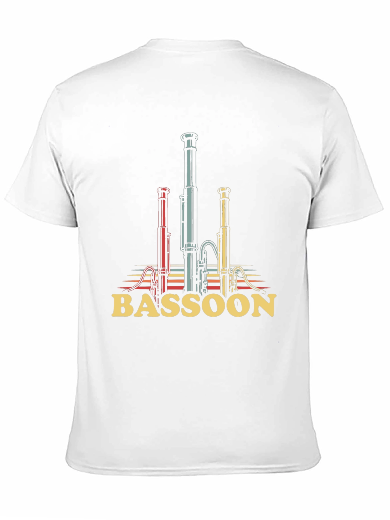 Black Bassoon Graphic Tee - Musician's T-Shirt view 11