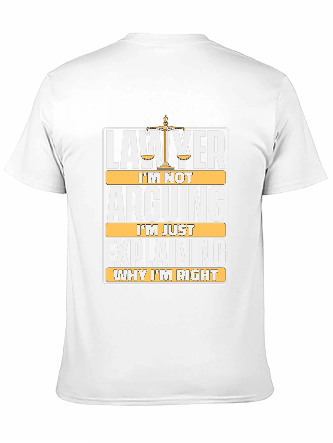 Black Lawyer Arguing Funny T-Shirt view 11
