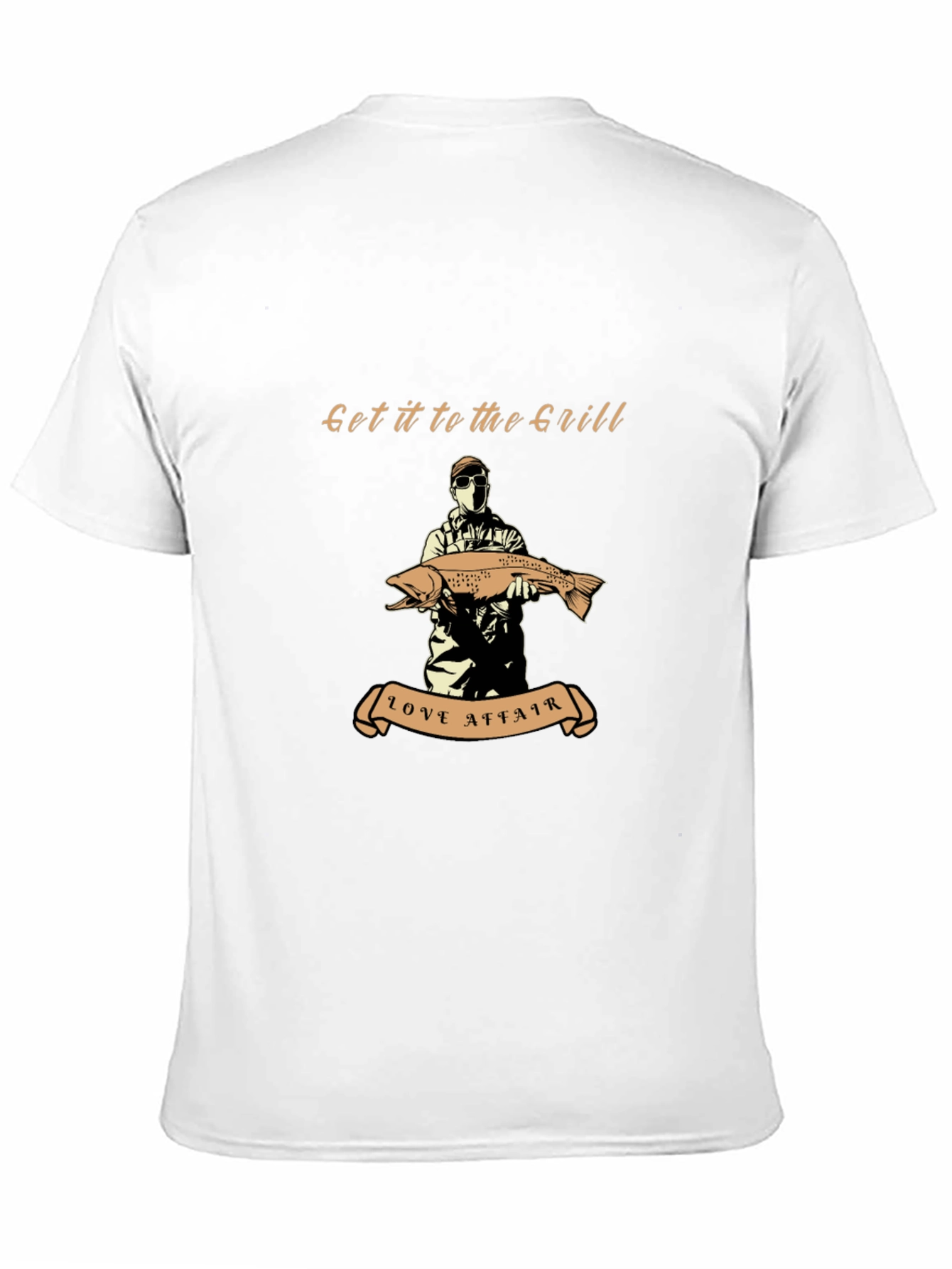 Black Get it to the Grill Fishing T-Shirt view 11