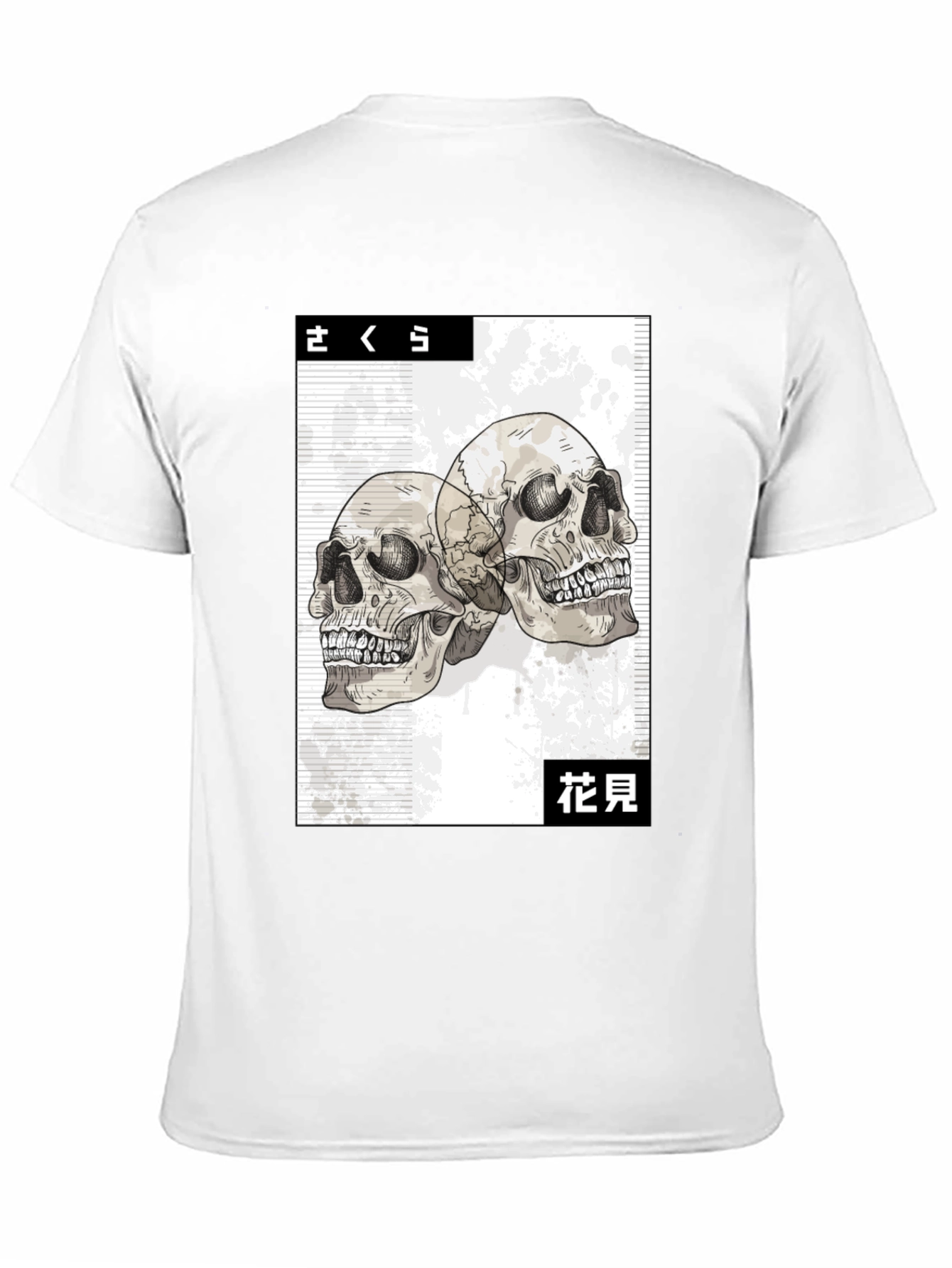 Black Skull Graphic Black T-Shirt - Edgy Streetwear view 11
