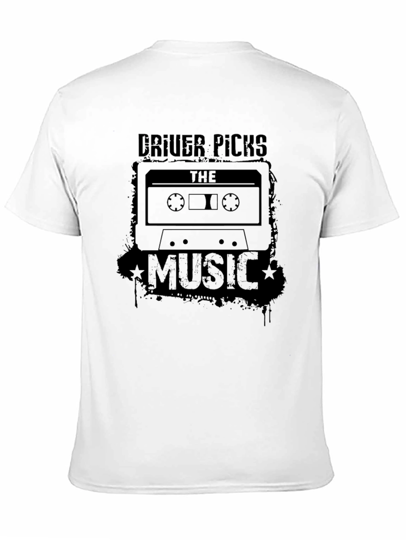 Black Driver Picks the Music Cassette Tape Graphic Tee view 11