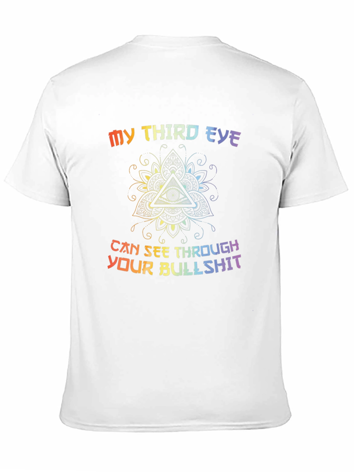 Black Third Eye Bullshit Graphic Tee - Unisex view 11