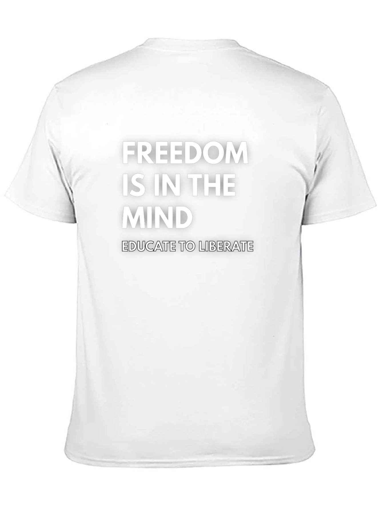 Black Freedom Is In The Mind T-Shirt view 11